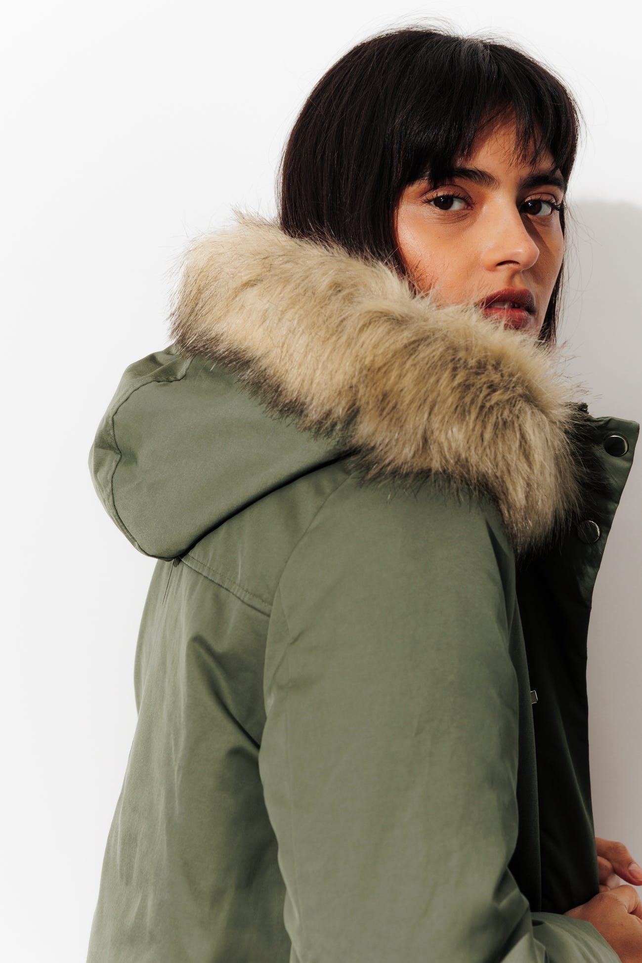 Parka à capuche Femme