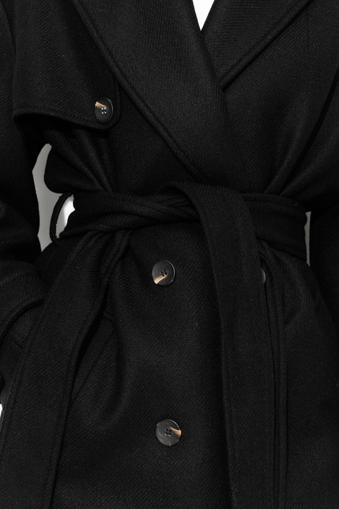 Manteau long ceinturé Femme