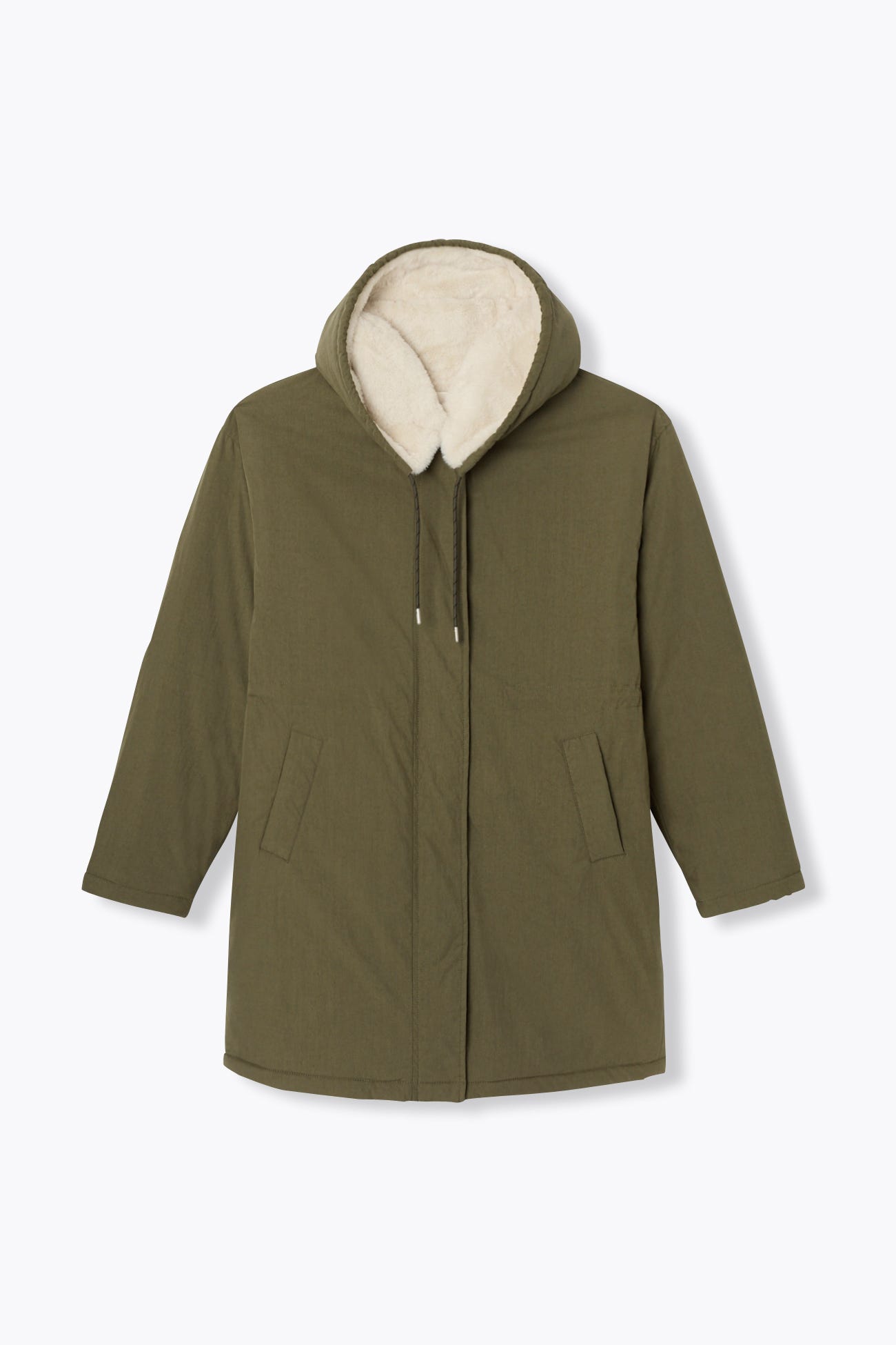 Parka fourrée à capuche Femme