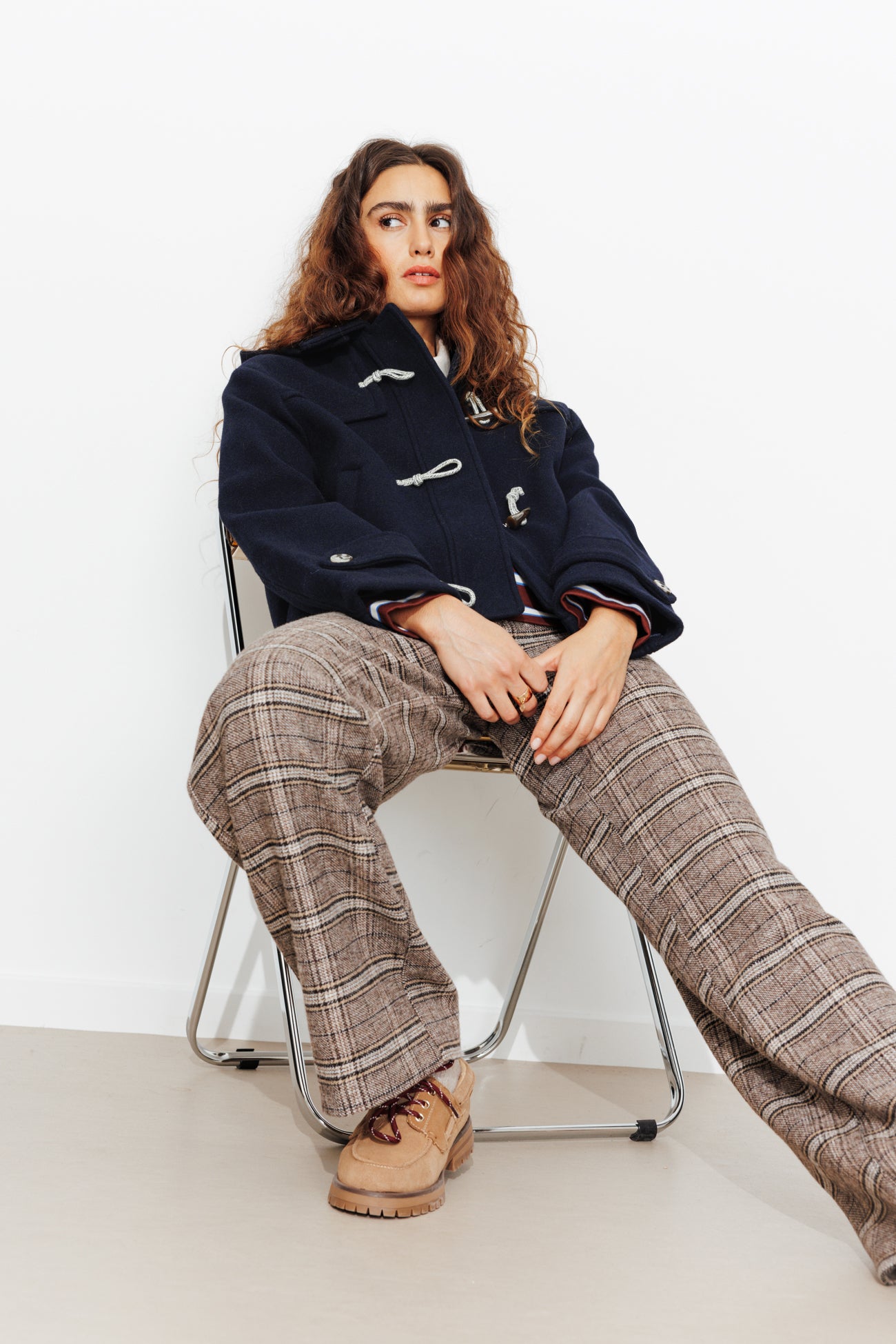 Duffle-coat à capuche Femme - Marine