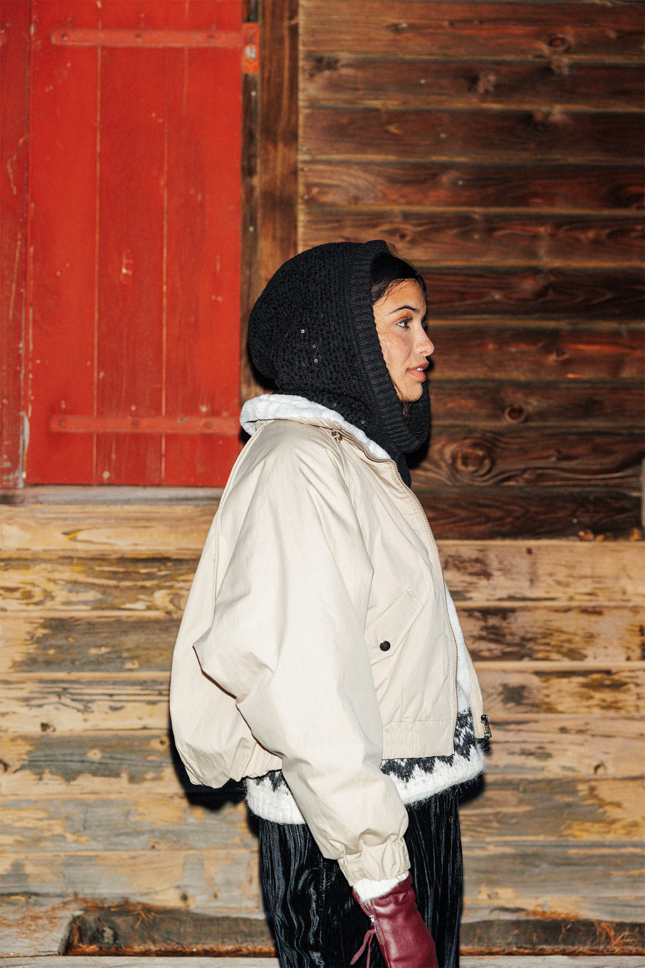 Blouson court fourré Femme