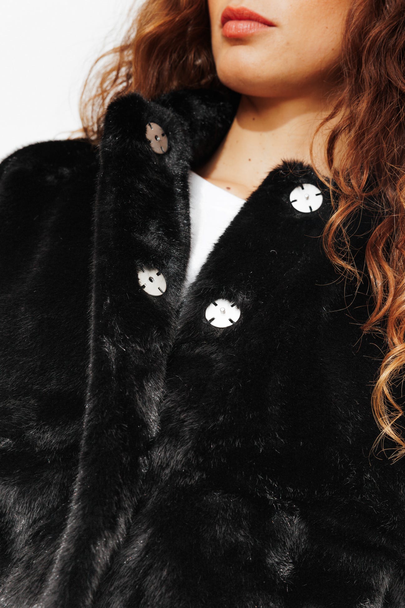 Blouson en fausse fourrure