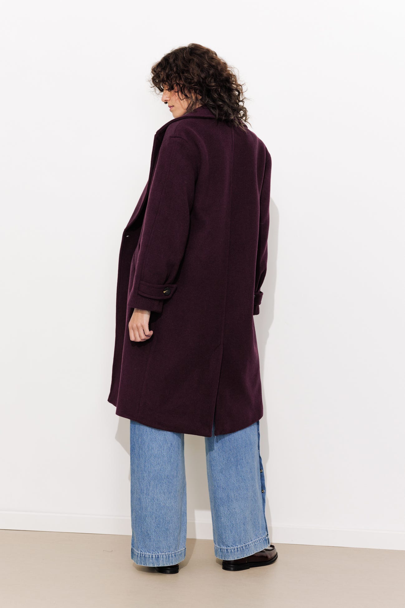 SIMONE MANTEAU EN LAINE FEMME