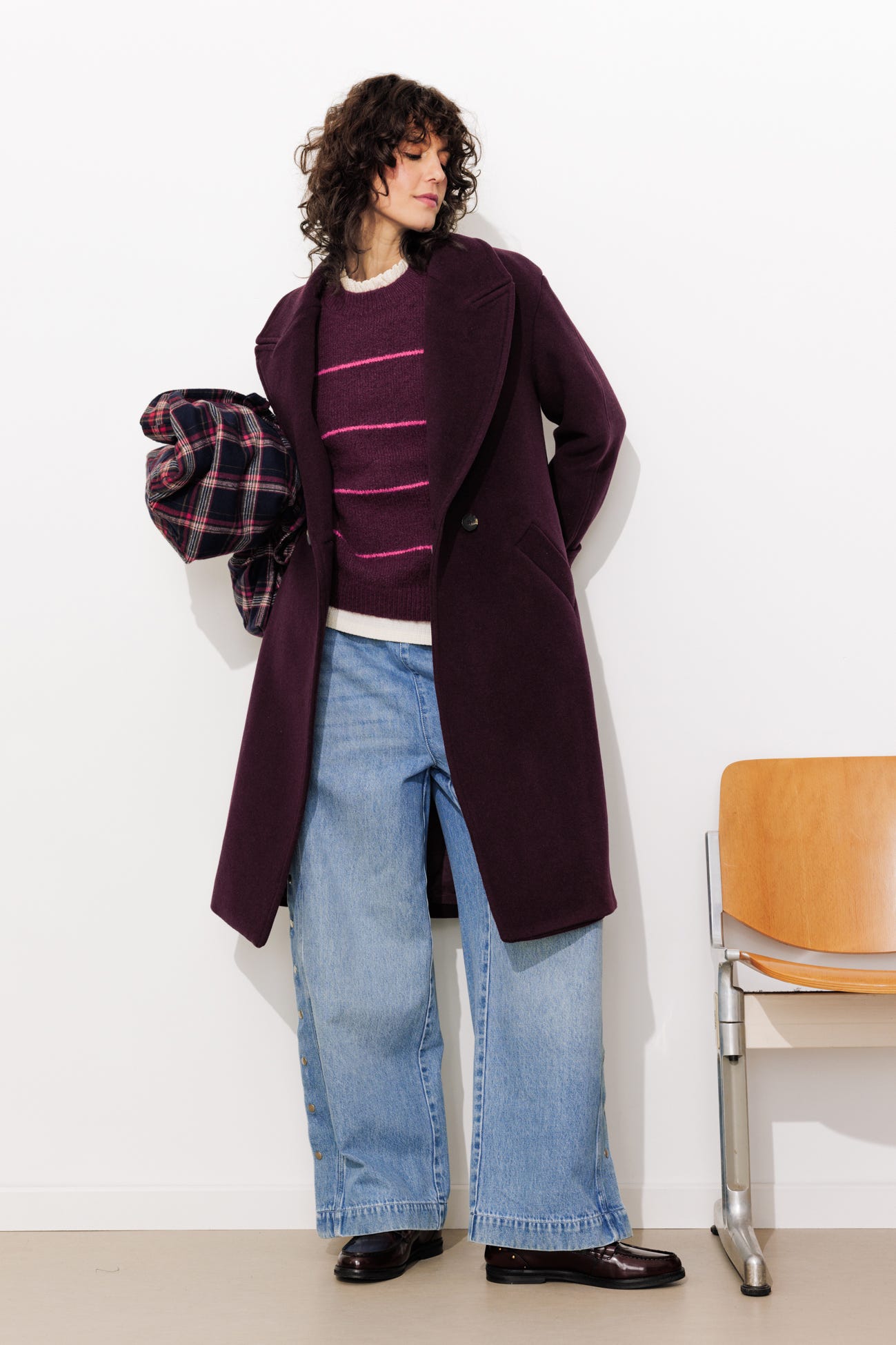 SIMONE MANTEAU EN LAINE FEMME