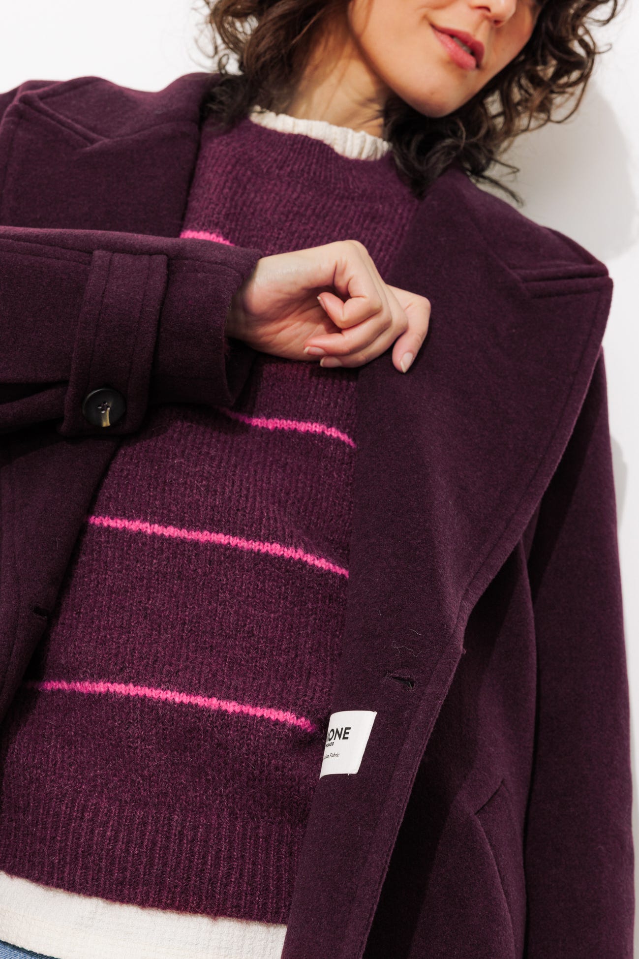 SIMONE MANTEAU EN LAINE FEMME