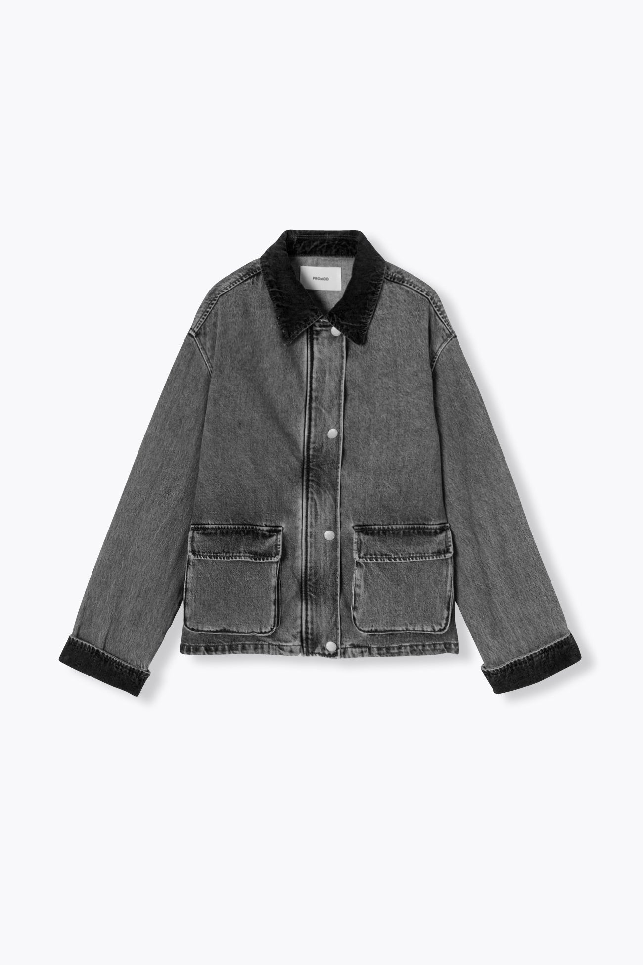 Denim workwear jacket - Grey denim