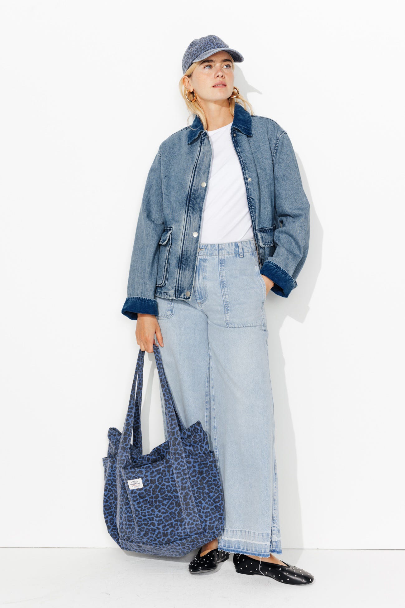 Workwear-Jacke aus Denim