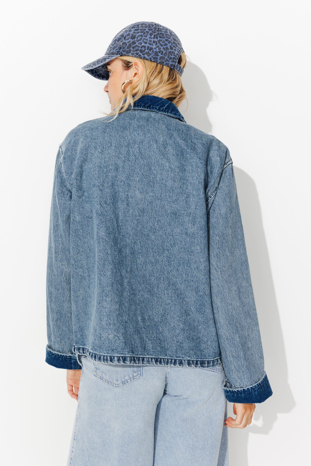 Workwear-Jacke aus Denim