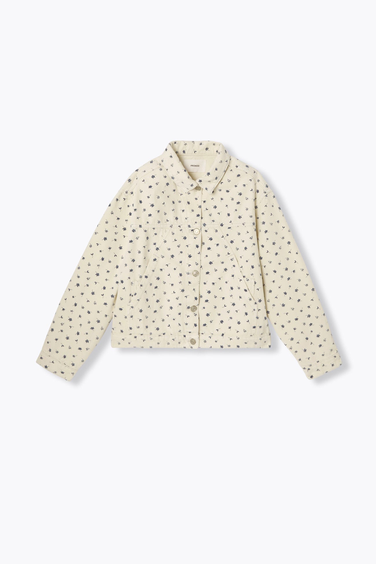 Veste trucker à fleurs Femme