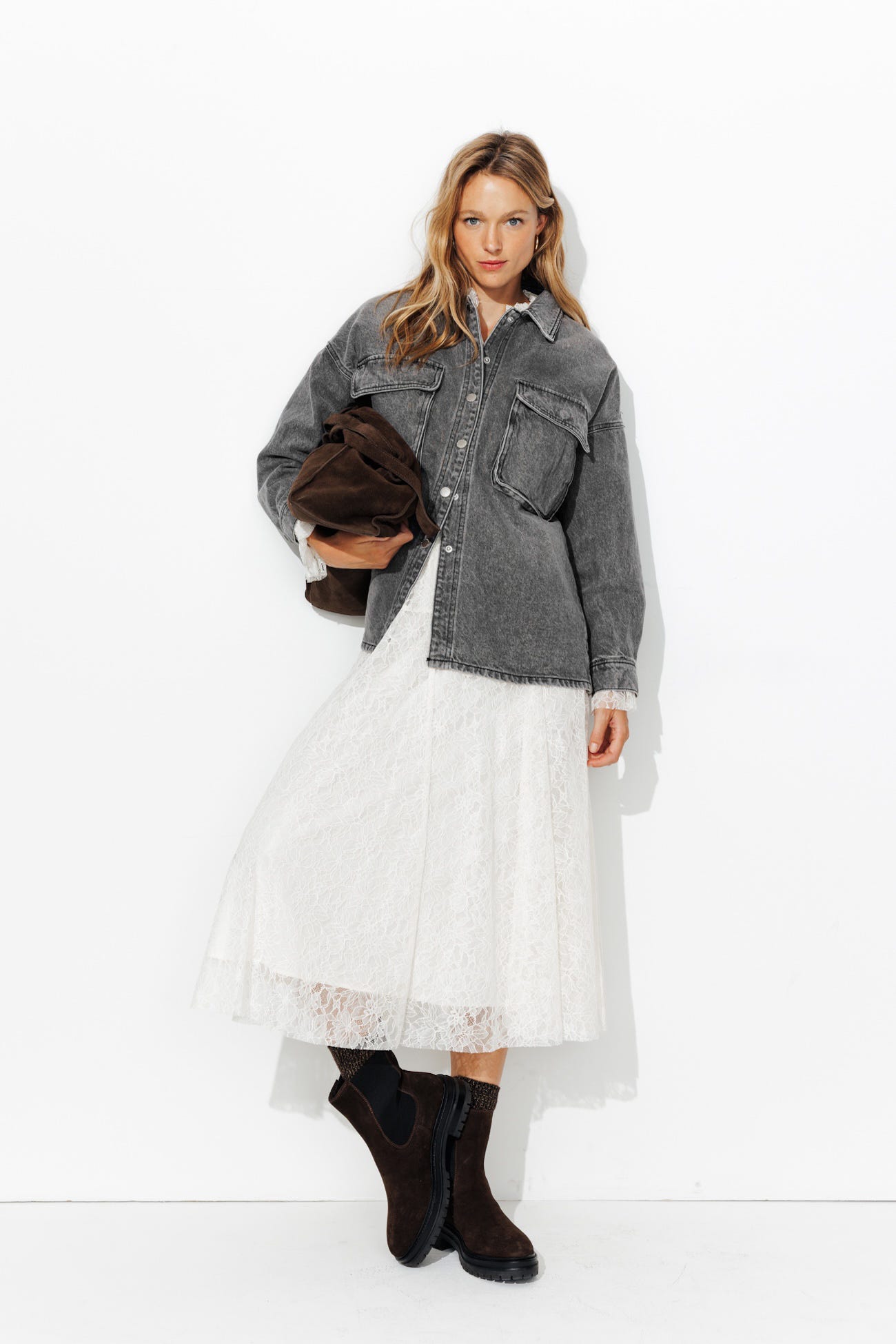 Chaqueta sobrecamisa vaquera