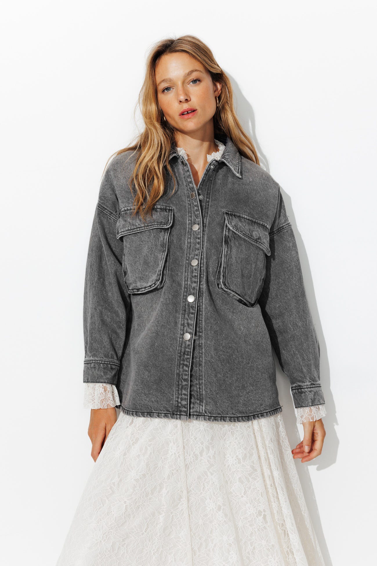 Chaqueta sobrecamisa vaquera