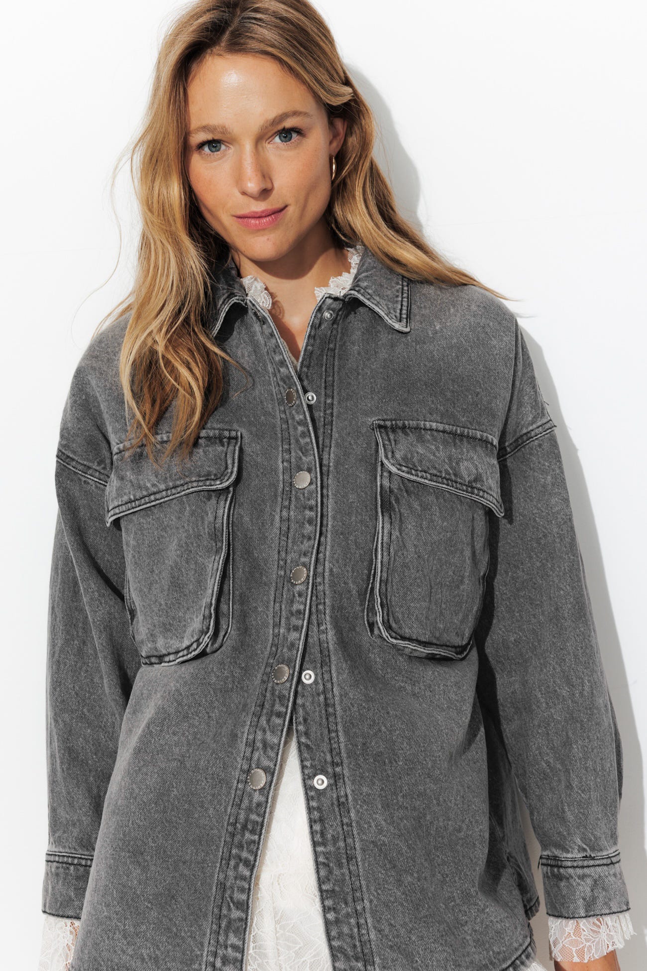 Chaqueta sobrecamisa vaquera