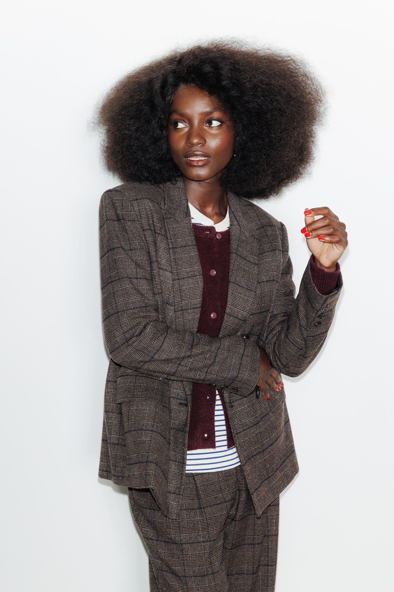 Checked jacket
