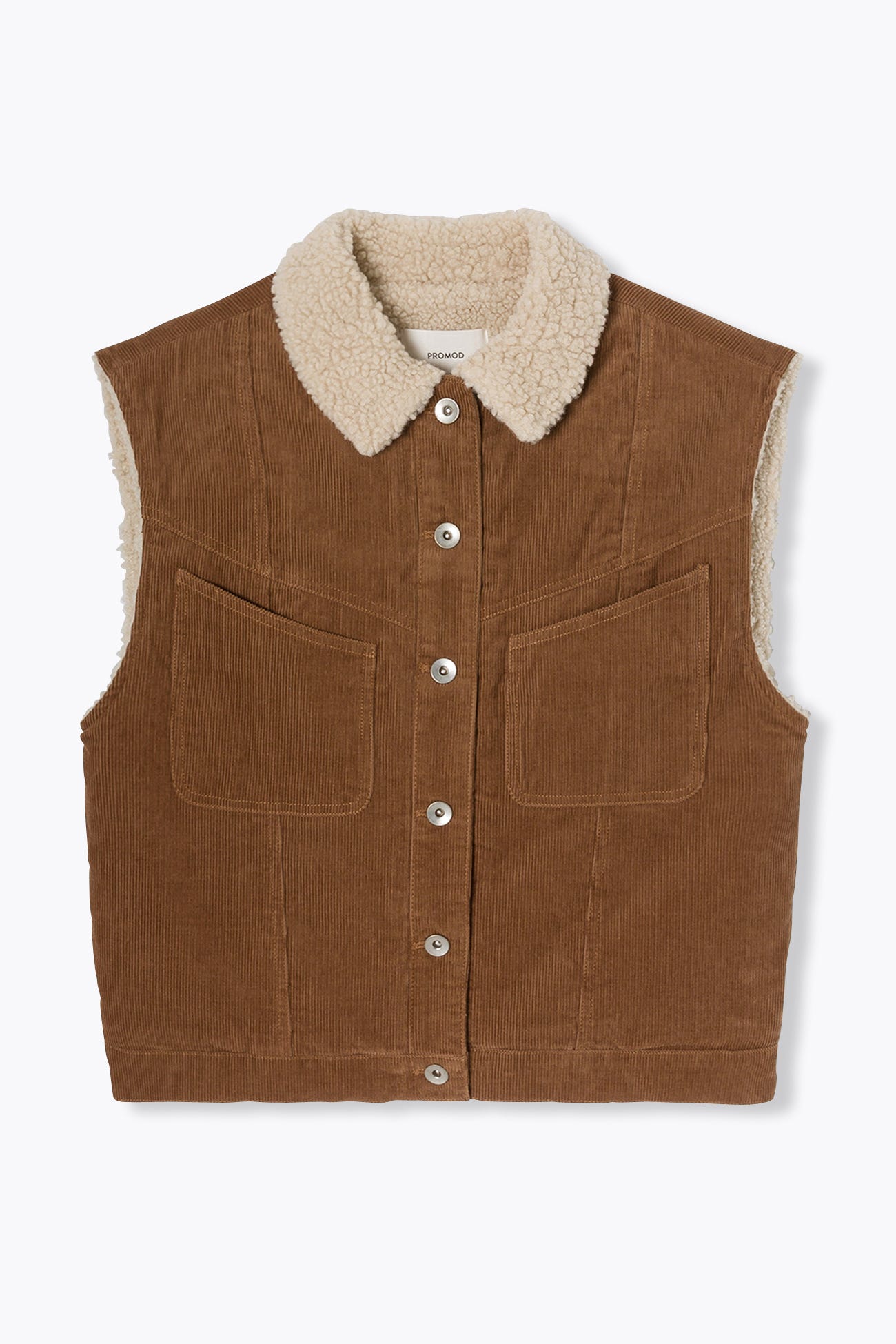 Veste sans manches velours