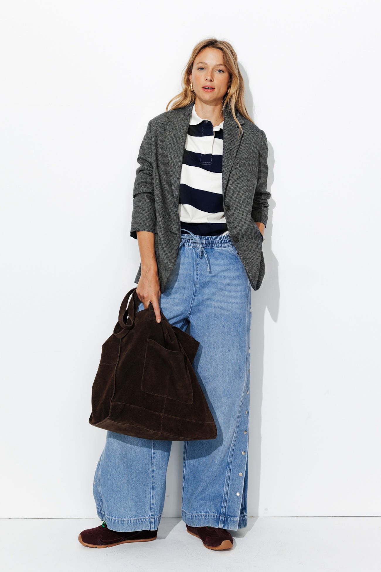 Veste de tailleur à carreaux