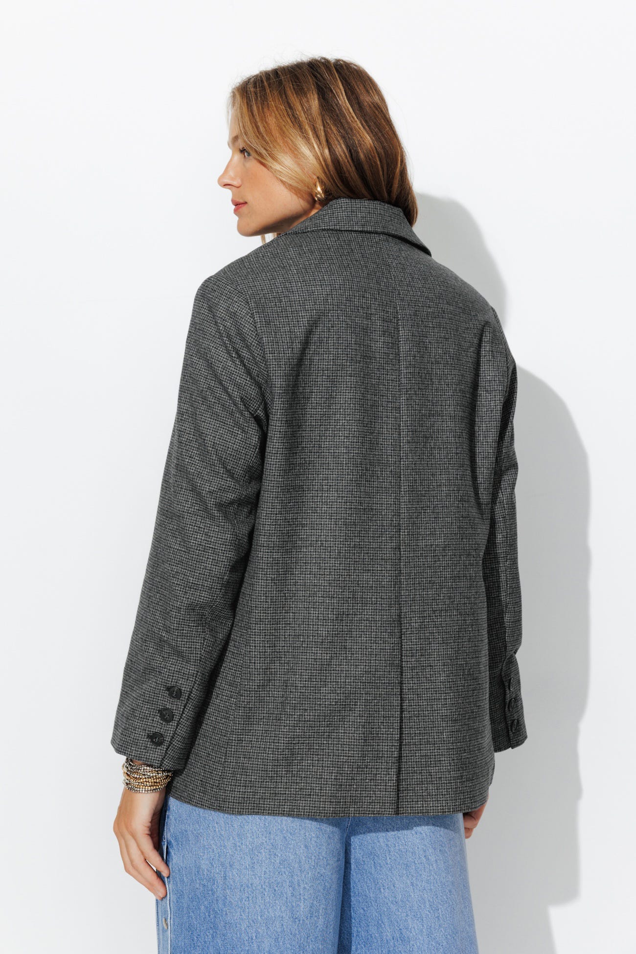 Veste de tailleur à carreaux