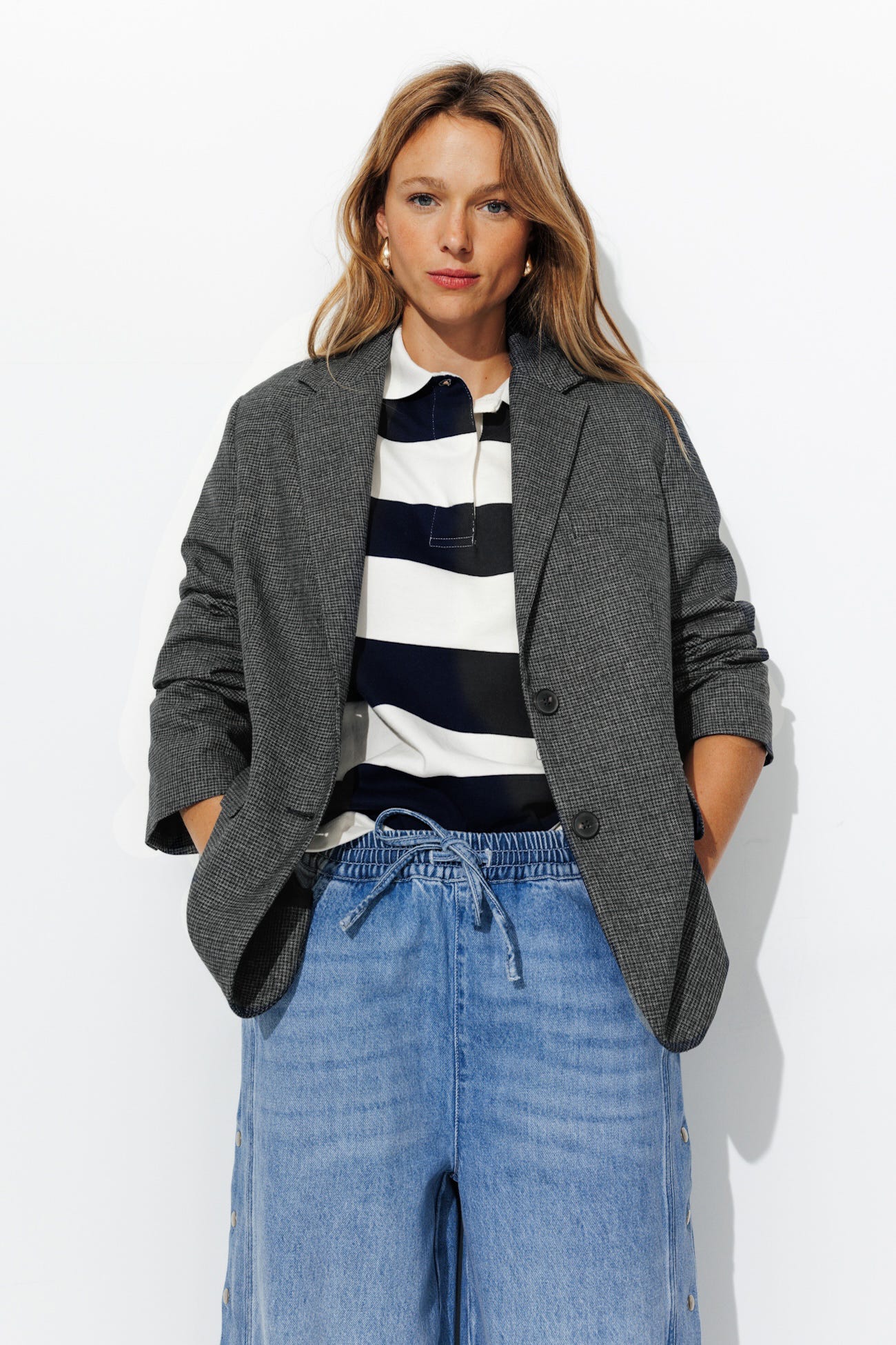 Veste de tailleur à carreaux