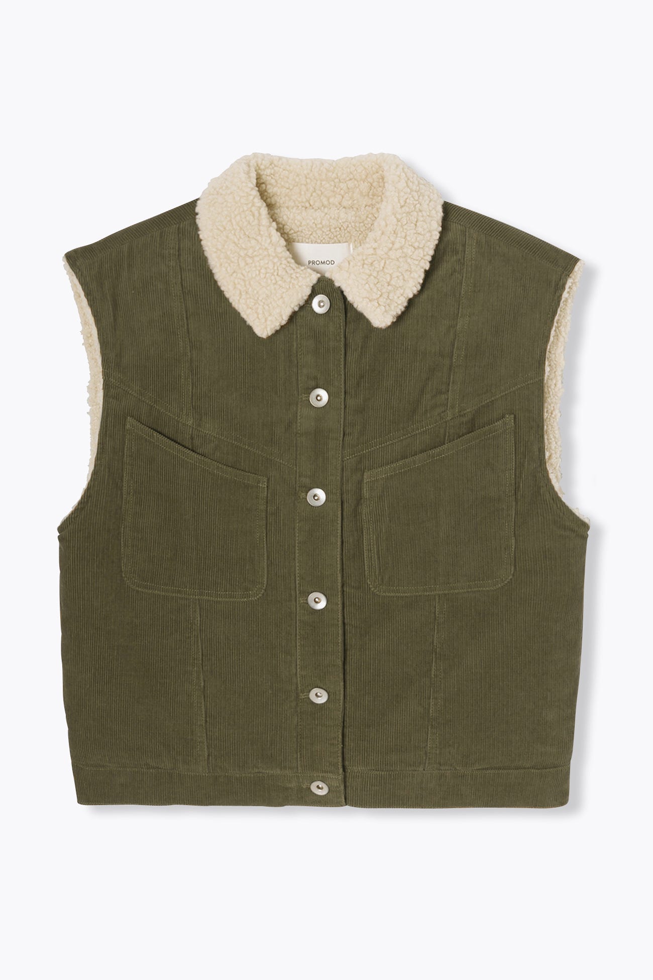 Veste sans manches velours