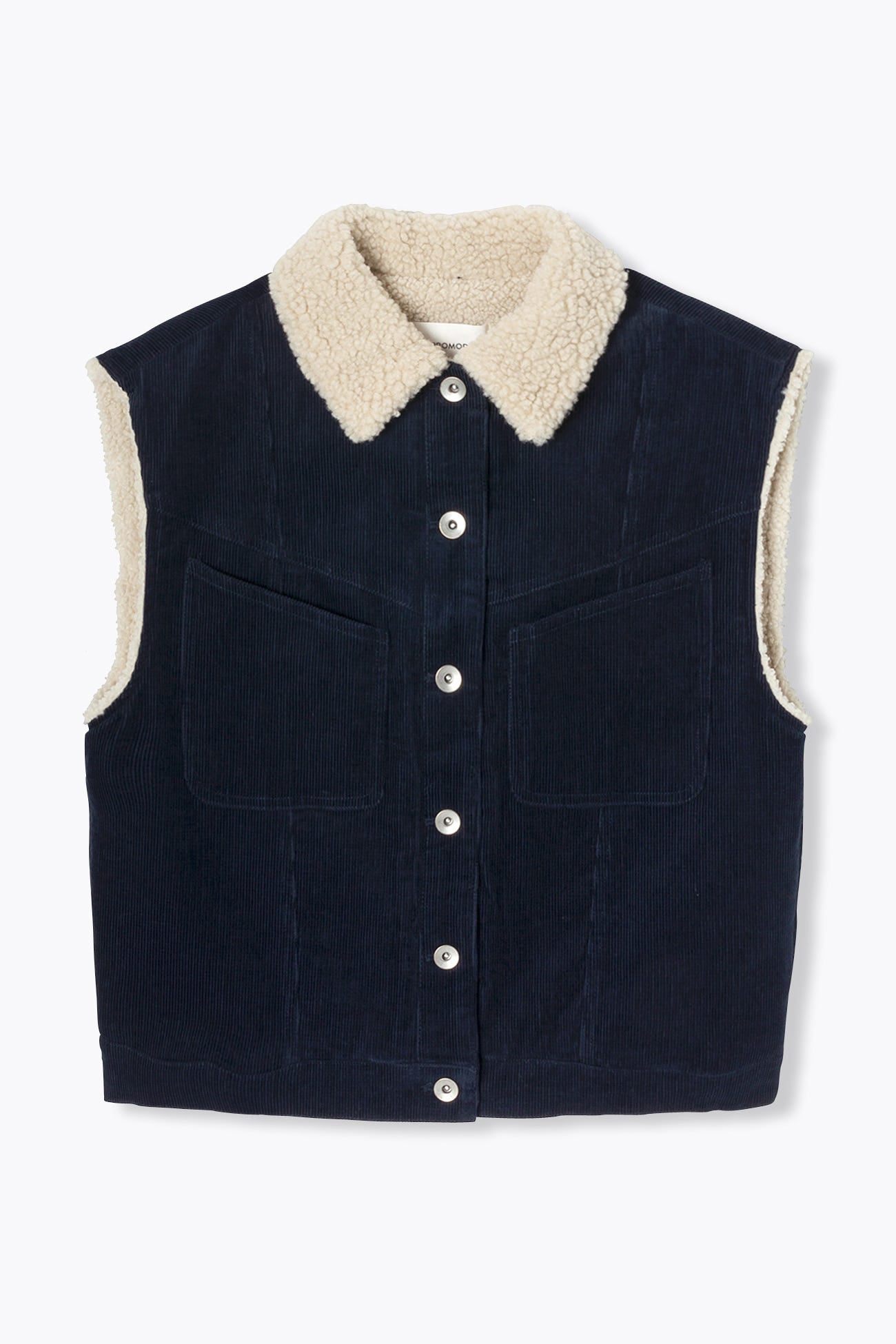 Veste sans manches velours