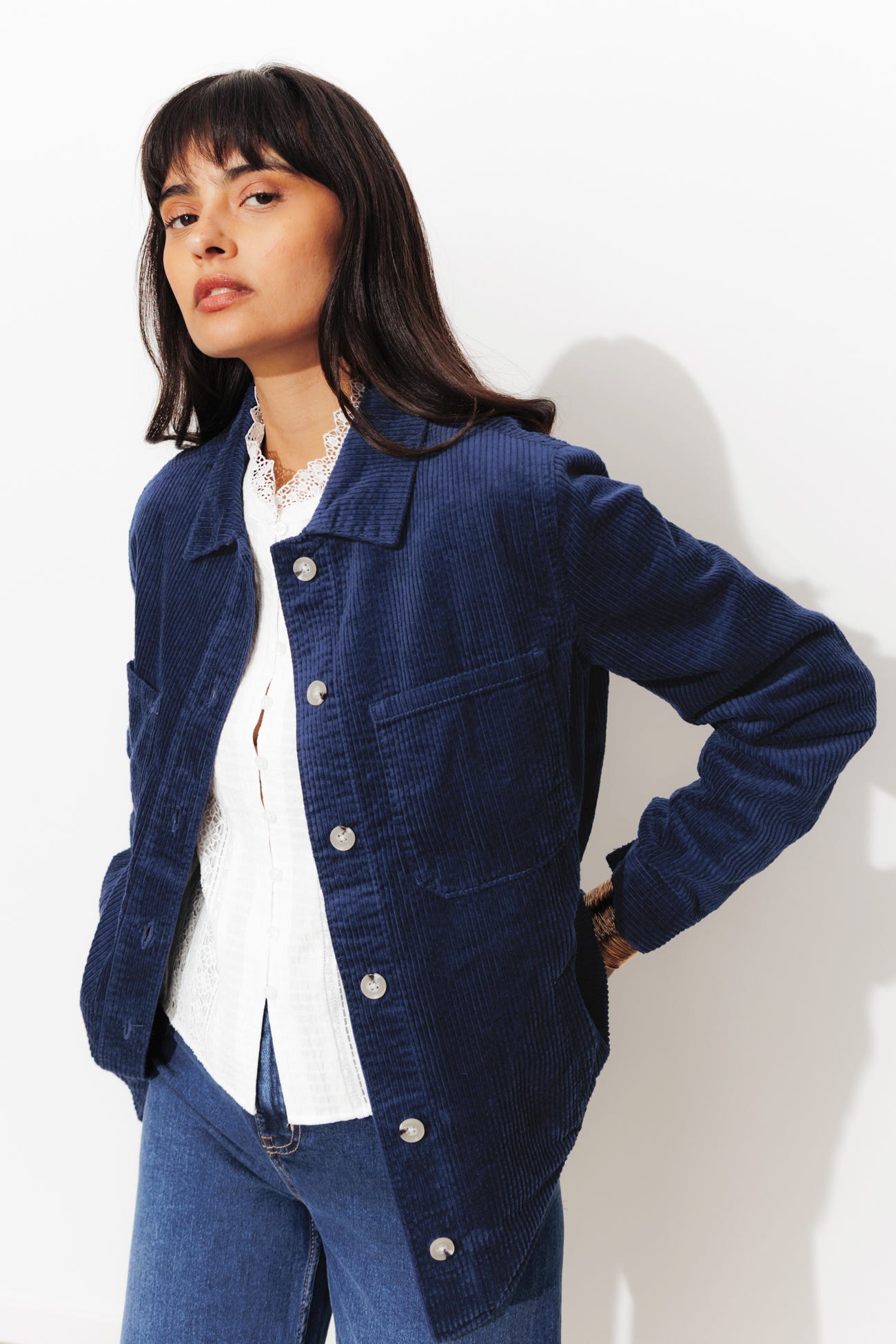 ALMA corduroy shirt jacket