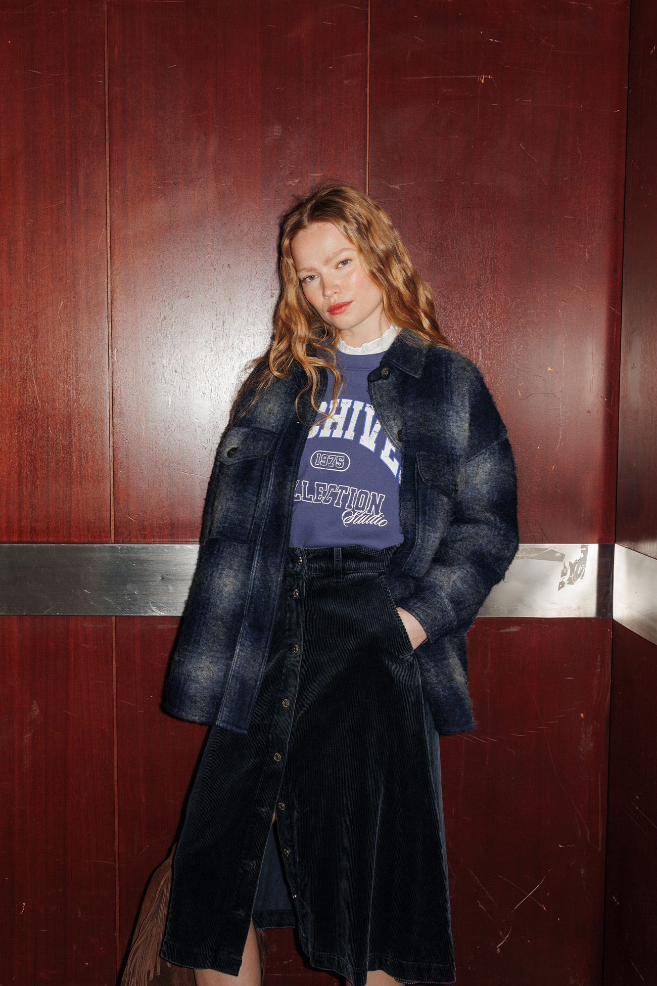 Giacca in misto lana