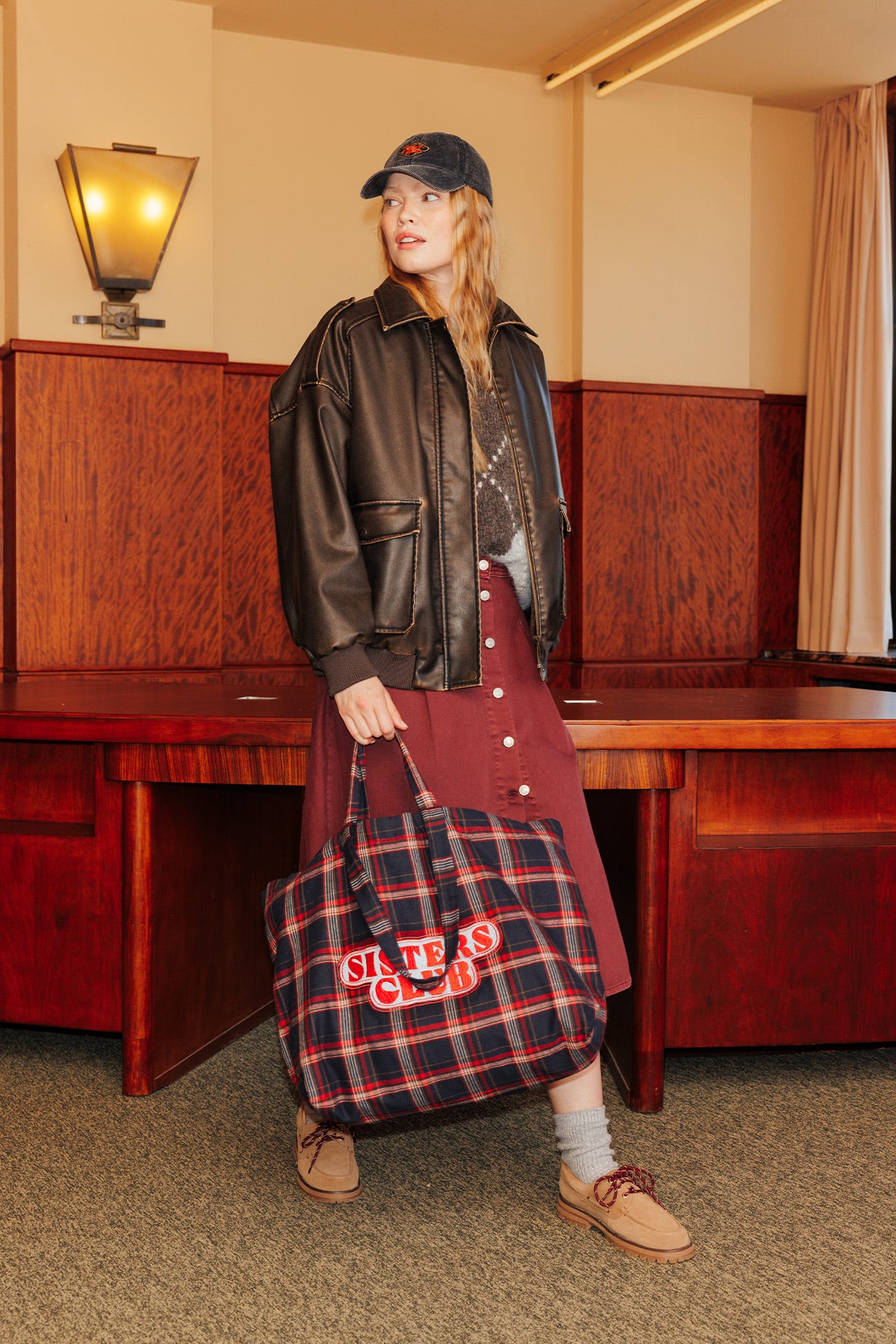 Blouson en simili fourré Femme