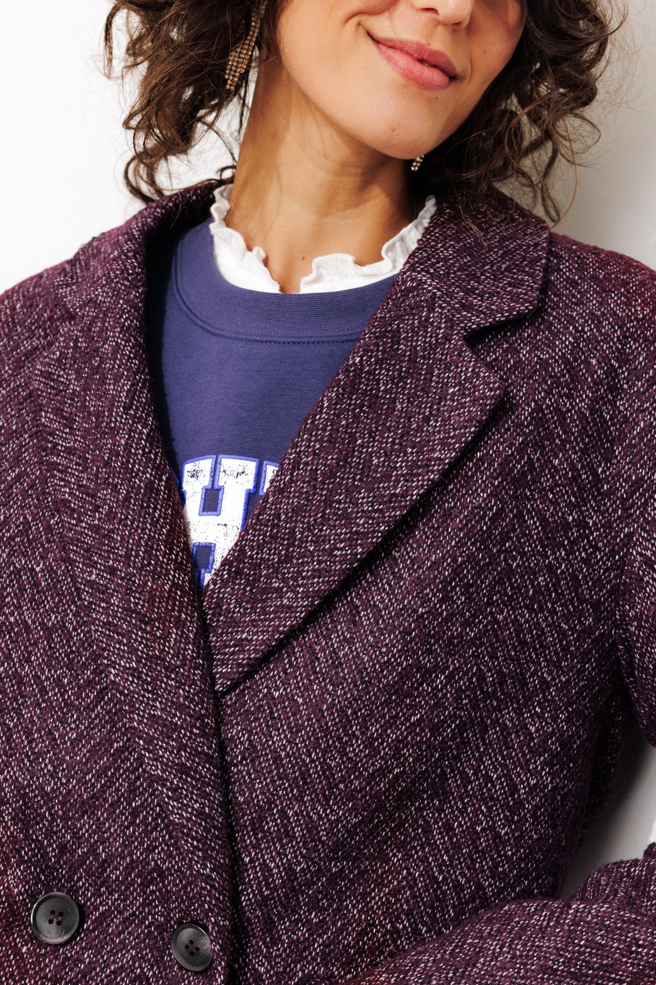 Veste tweedée Femme