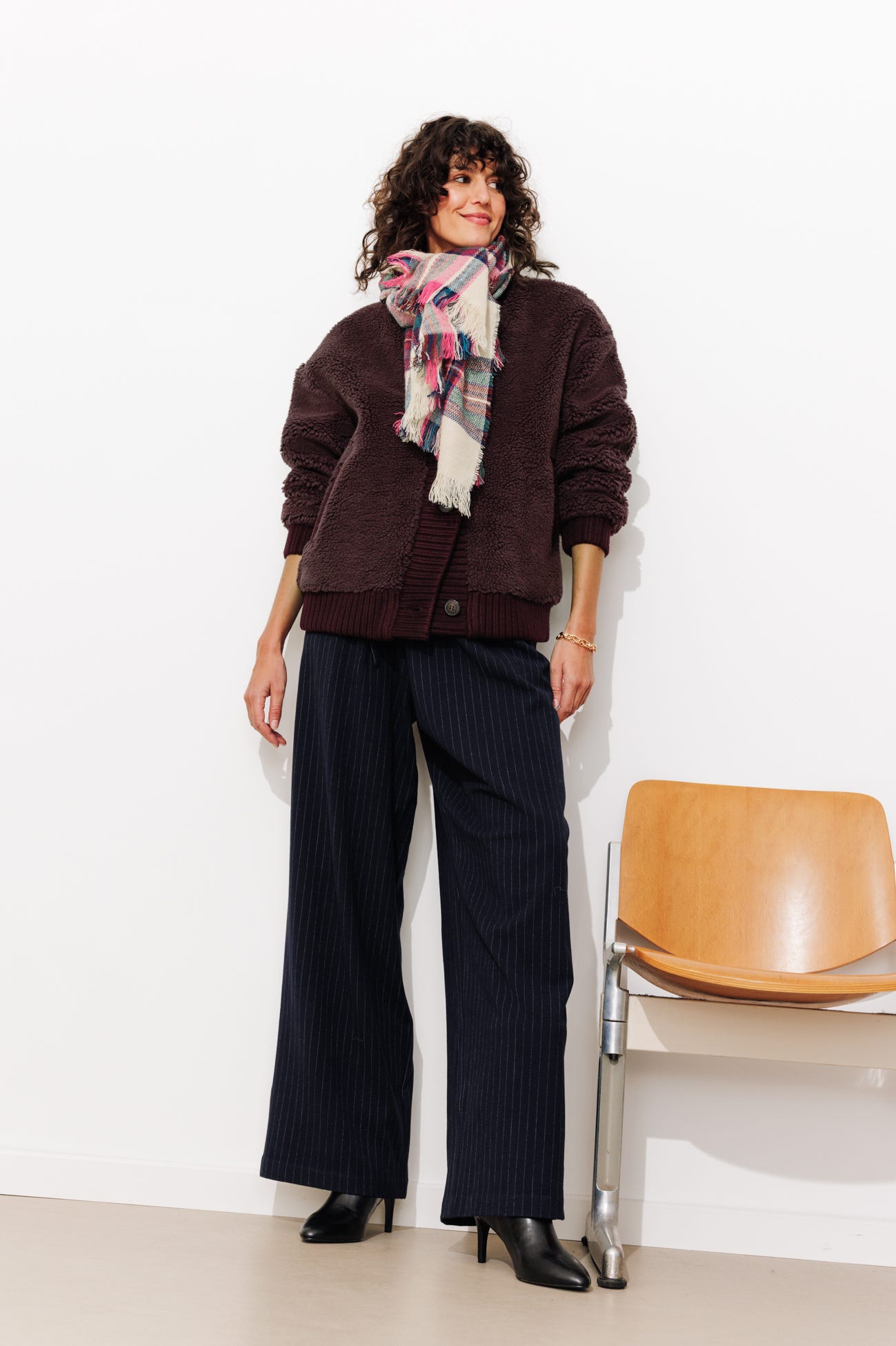 Blouson en moumoute Femme