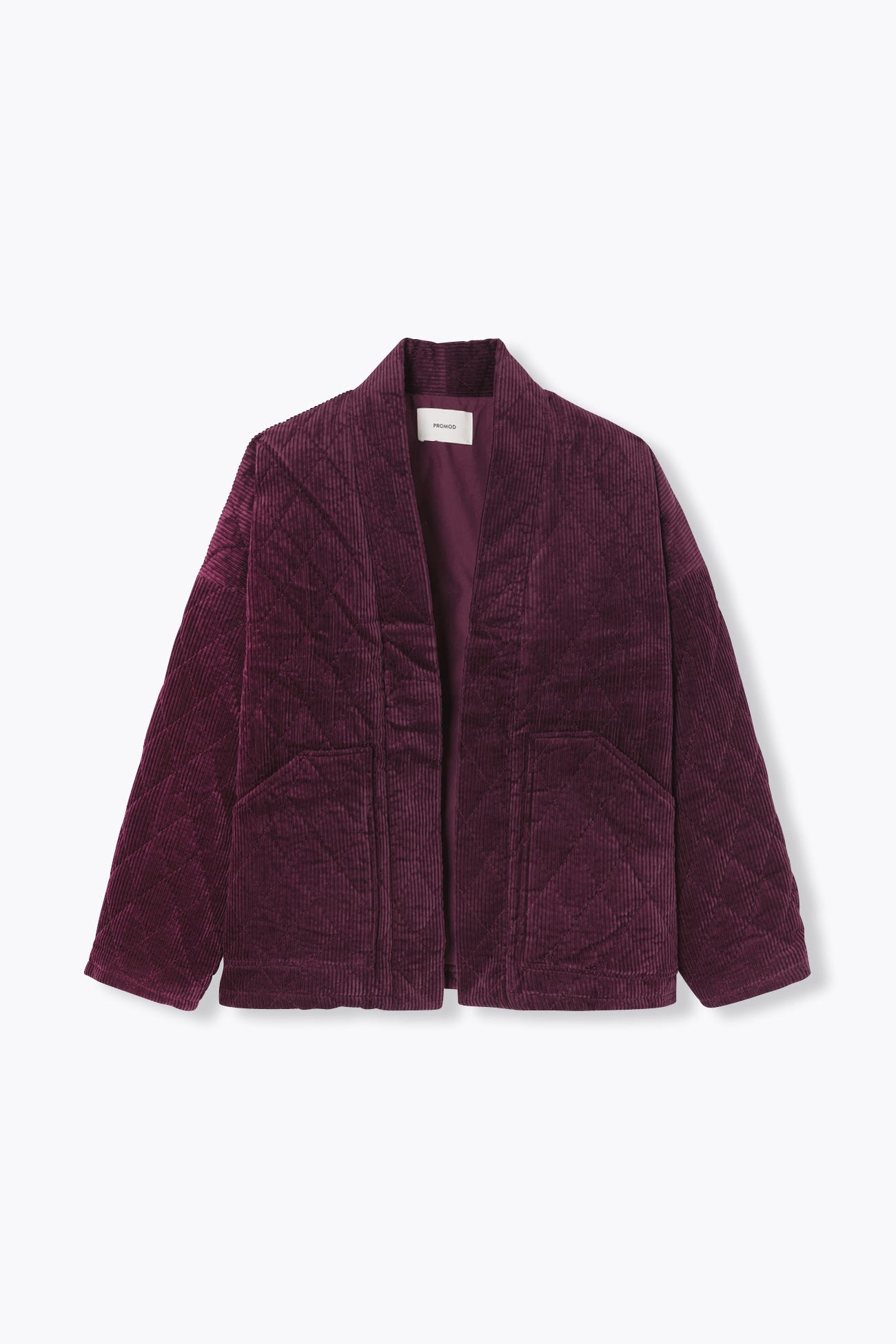 Veste matelassée en velours