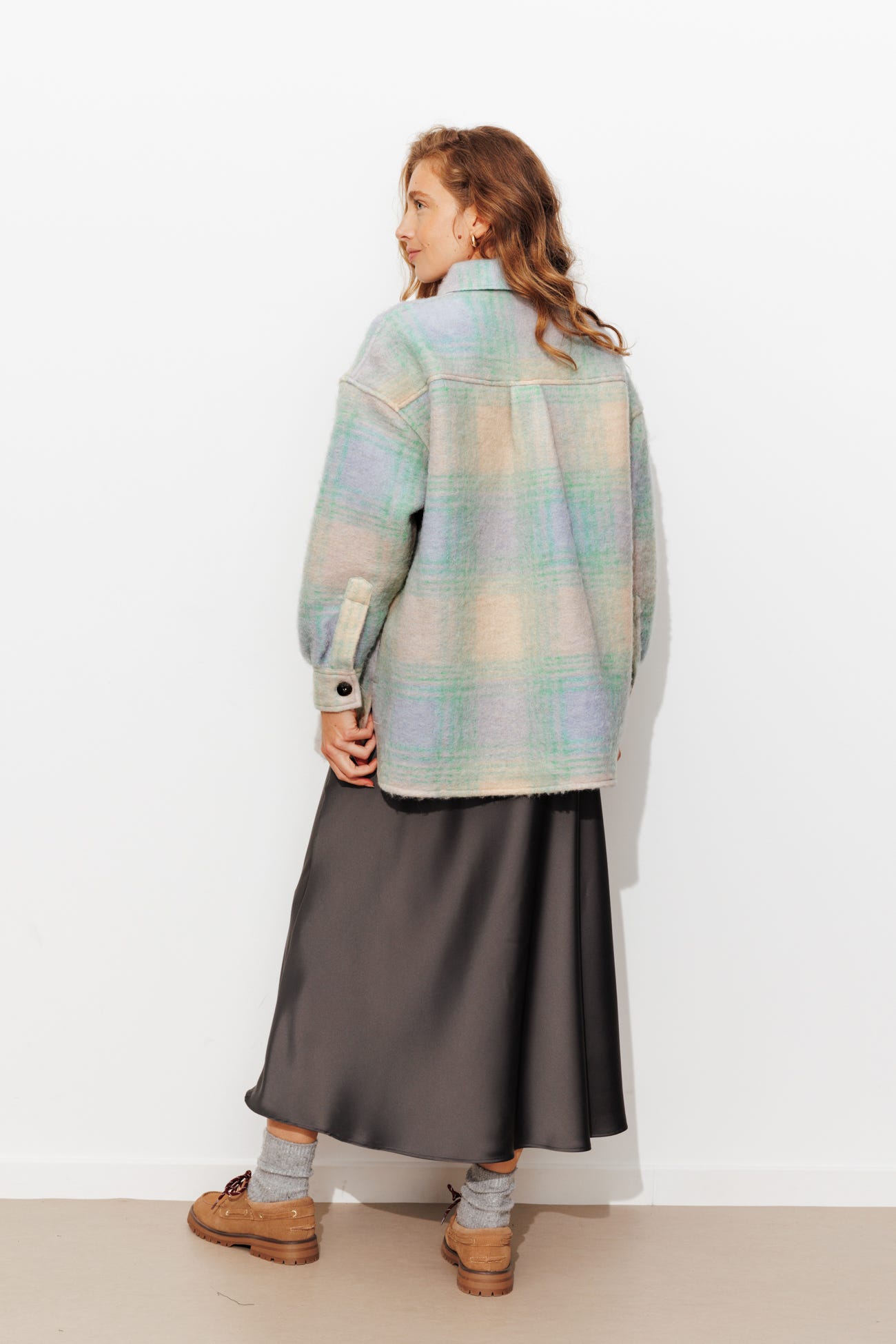 Chaqueta de lana hervida