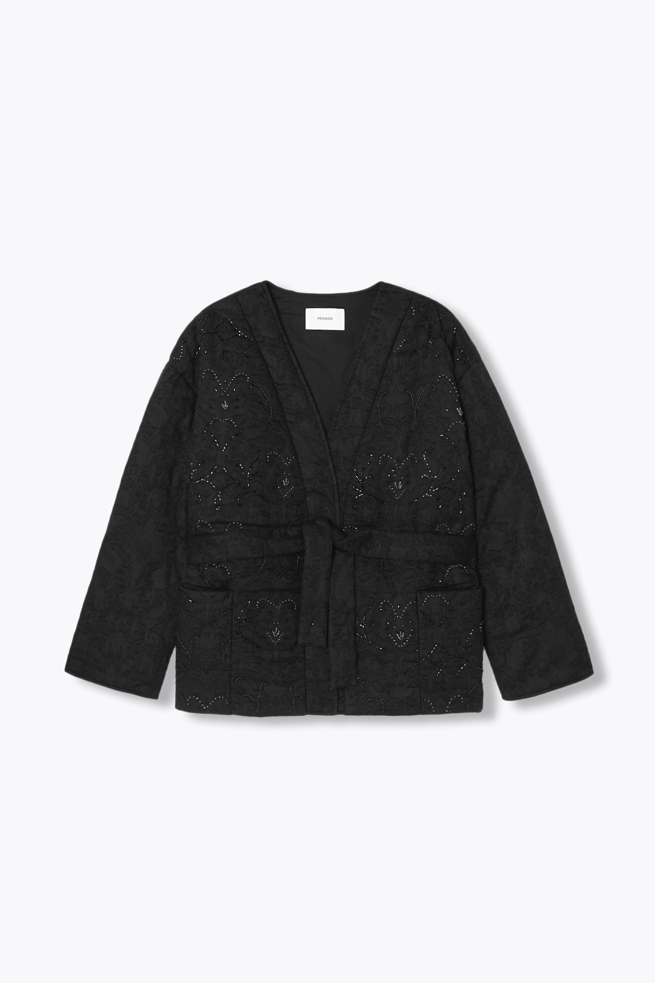 Kimono matelassé brodé Femme