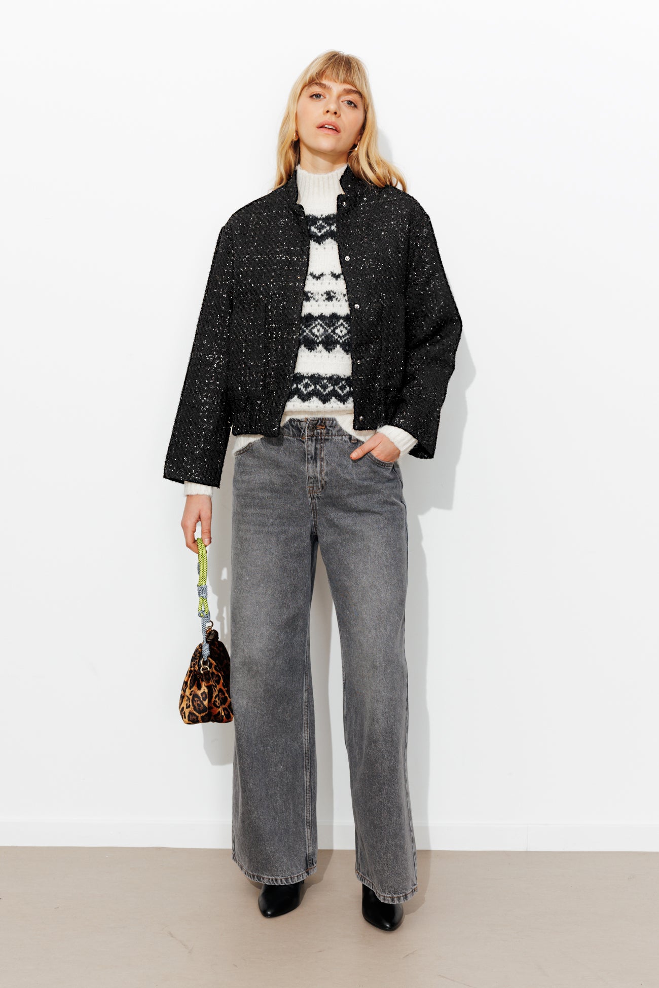 Tweed jacket - Black