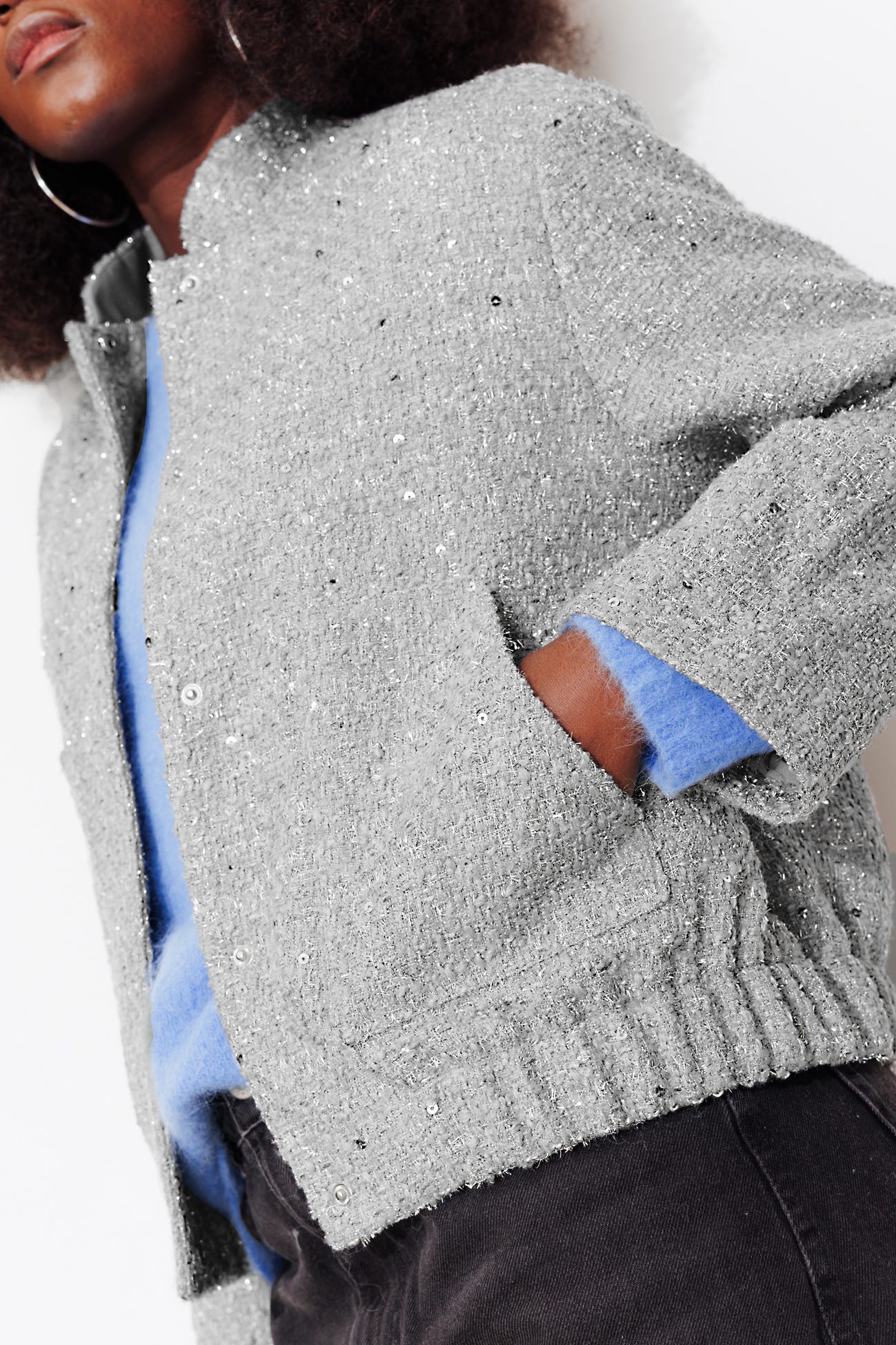 Veste tweedée Femme