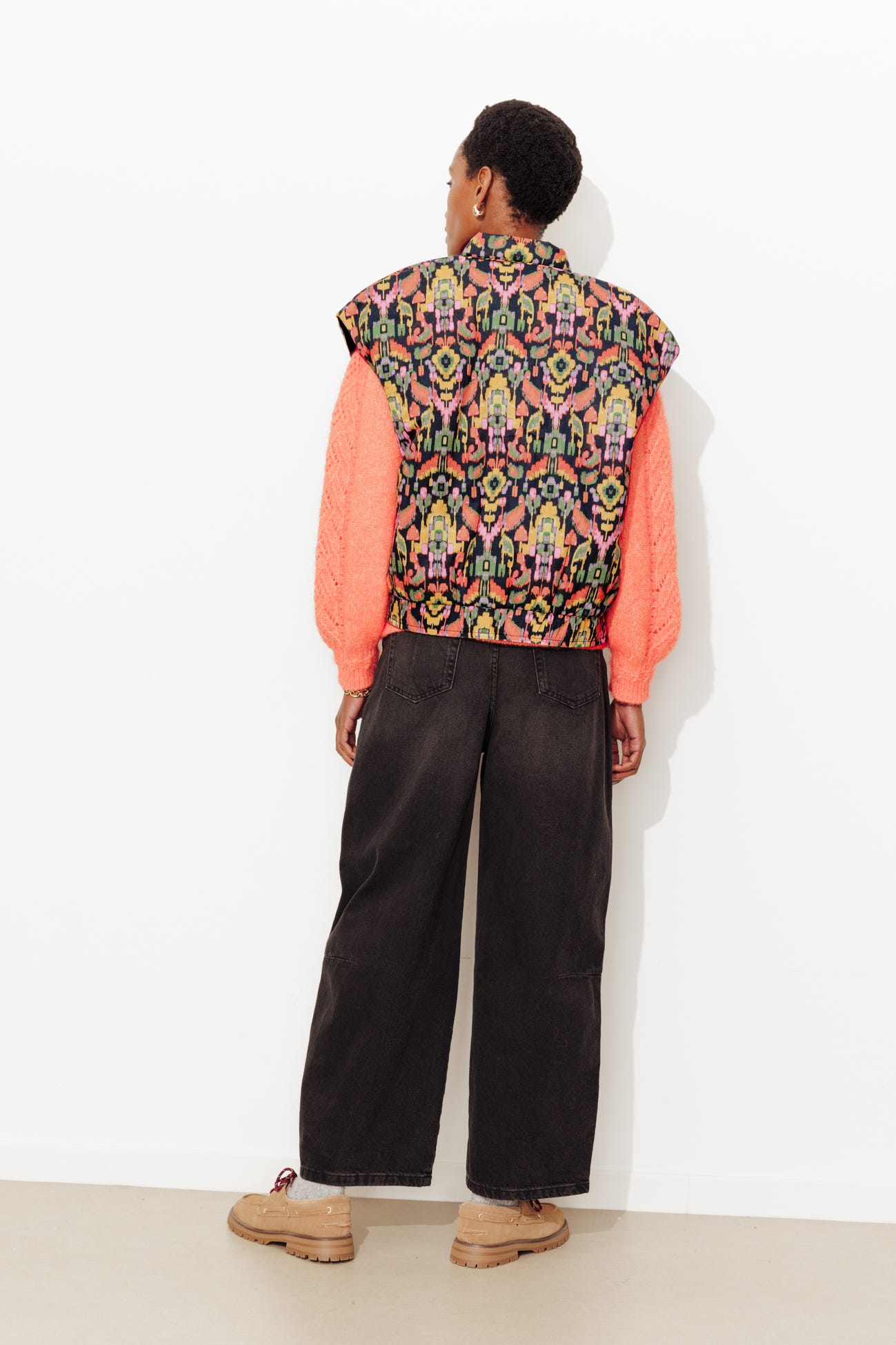 Giubbotto smanicato ikat