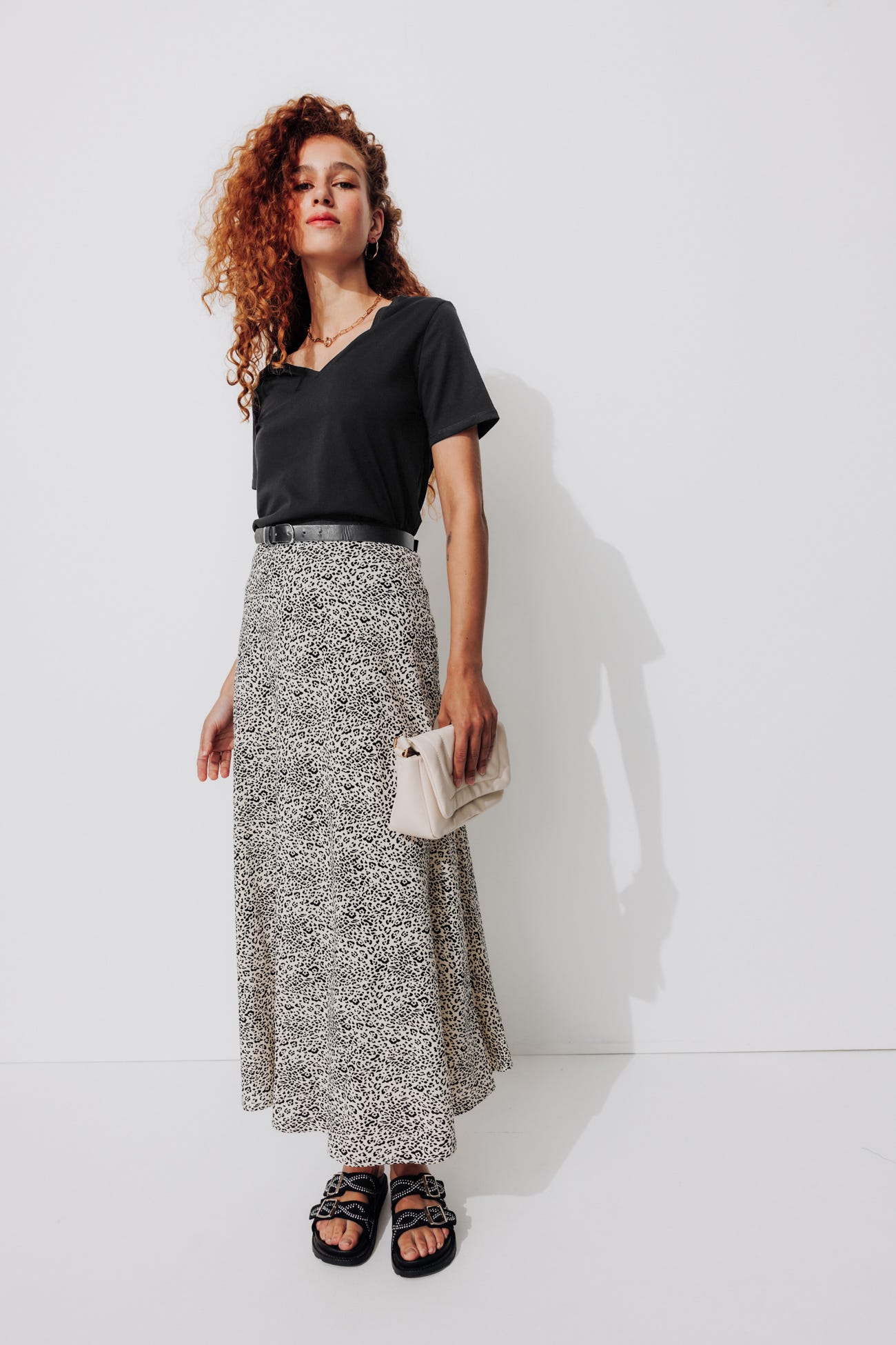 T-shirt col V éco-conçu