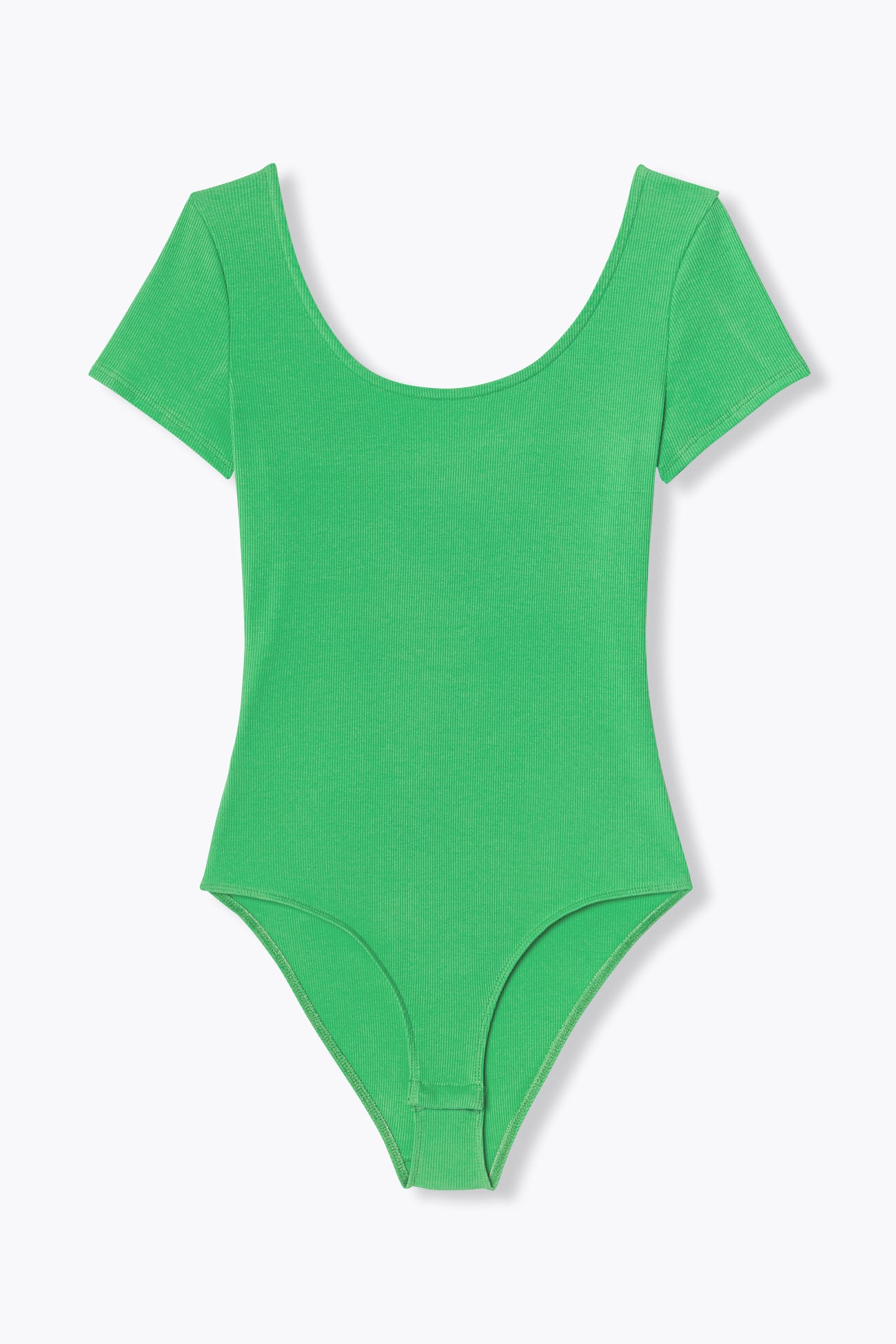 Body en jersey côtelé Femme