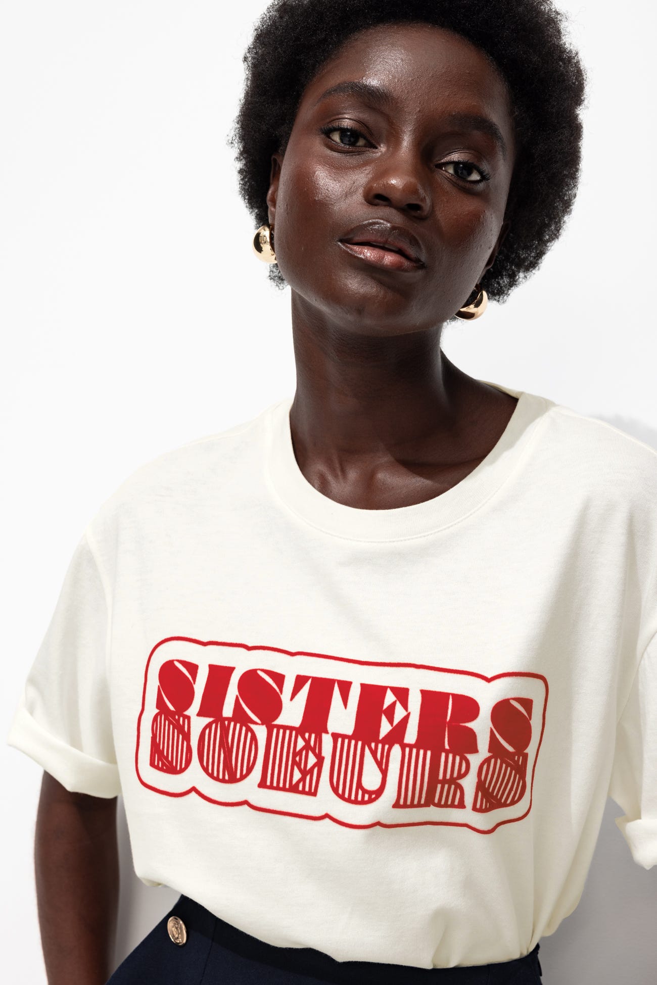 T-shirt court campus 75 Femme