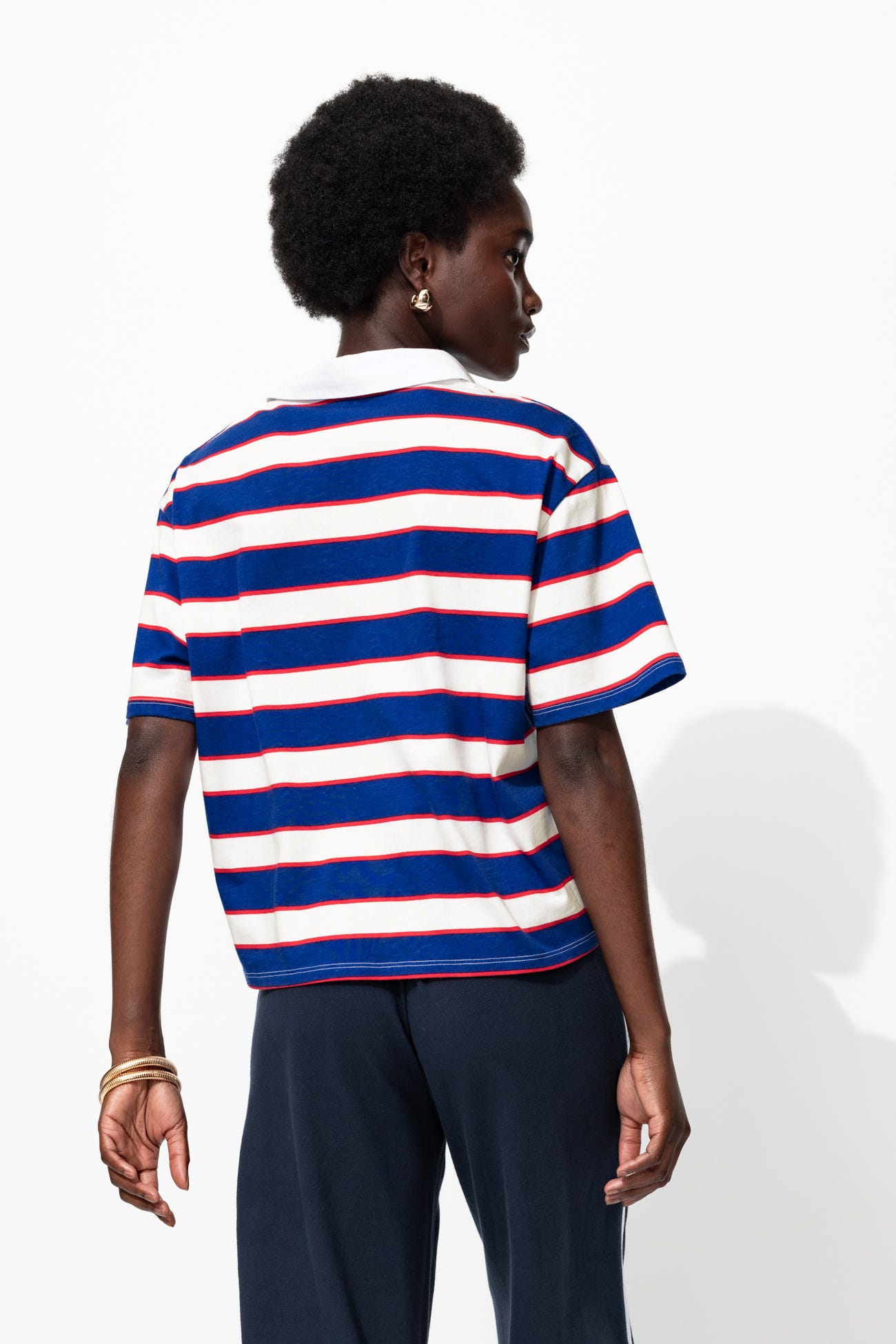 Polo rayé Femme