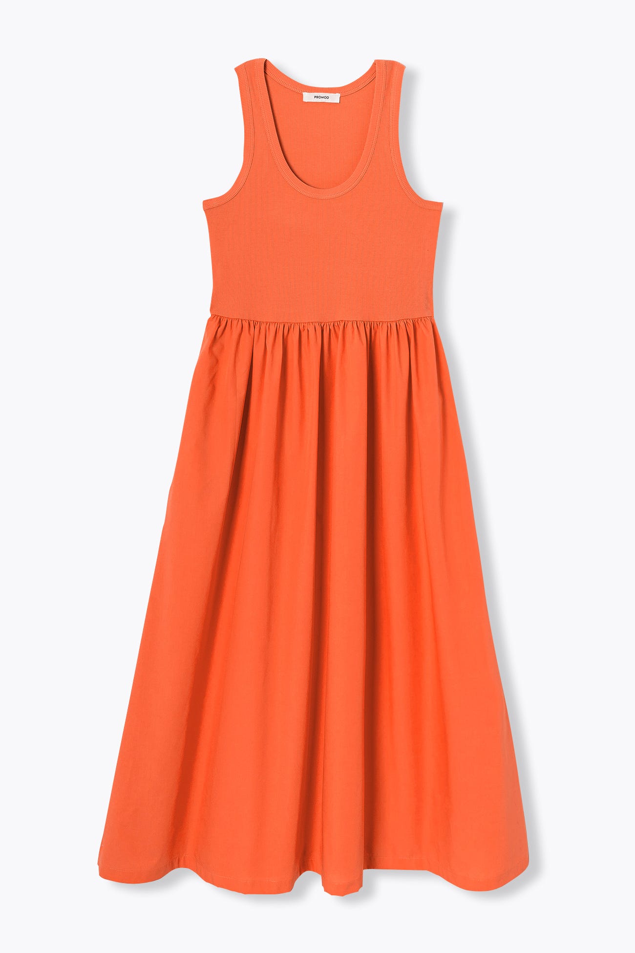 Robe-débardeur en coton Femme