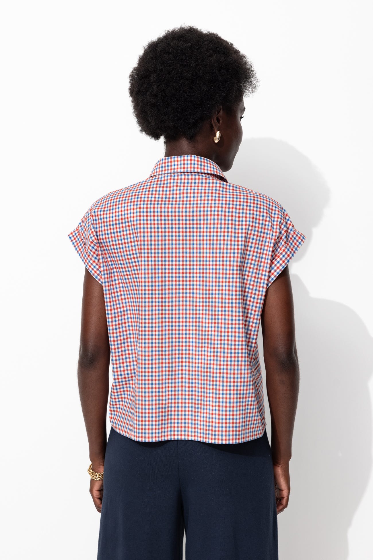 Chemise à carreaux Femme