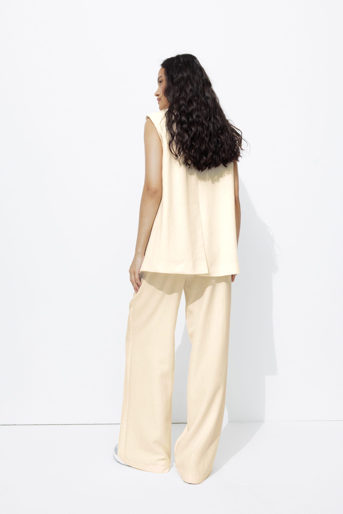 weite High Waist-Hose
