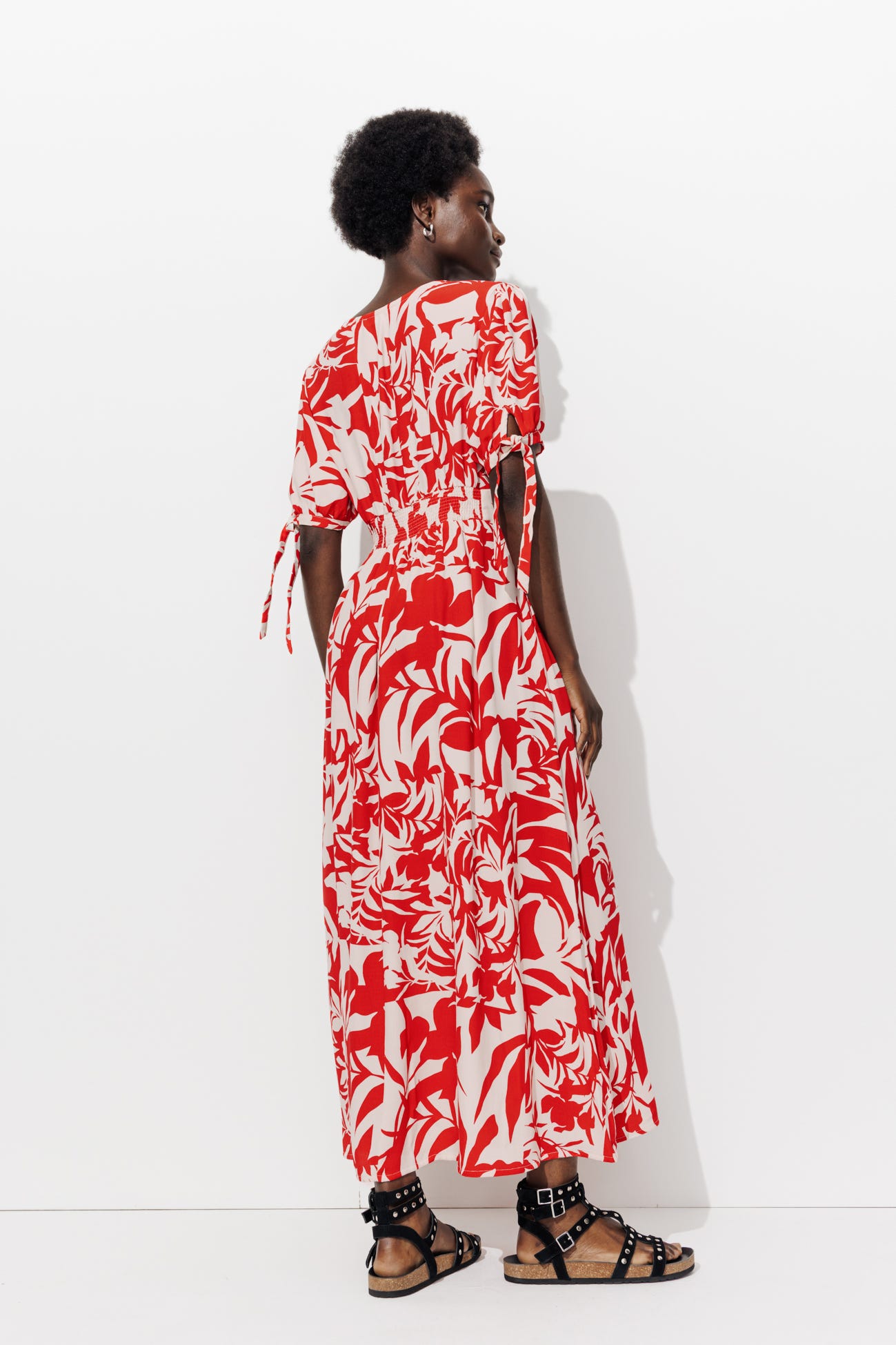 Robe longue imprimée Femme
