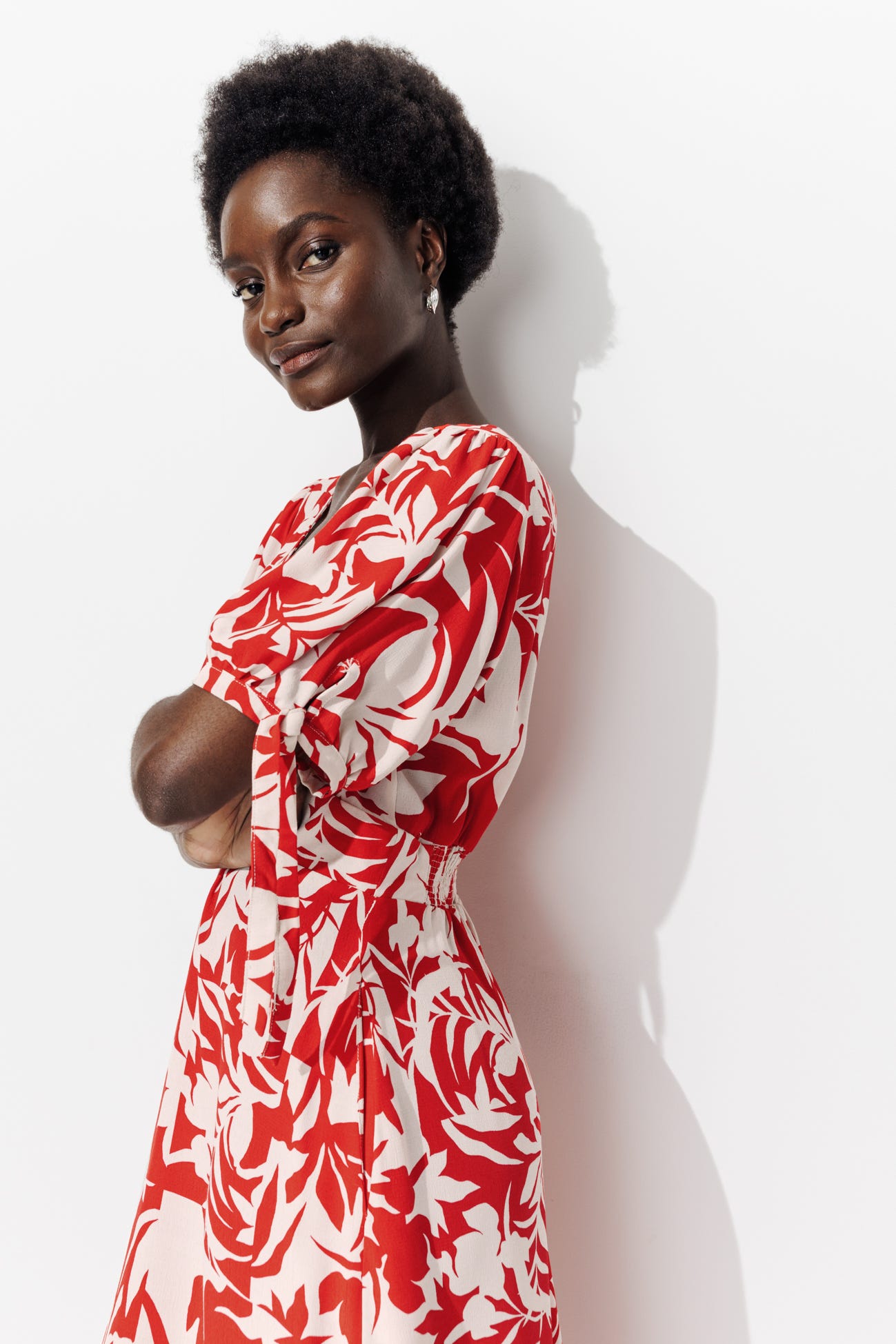 Robe longue imprimée Femme