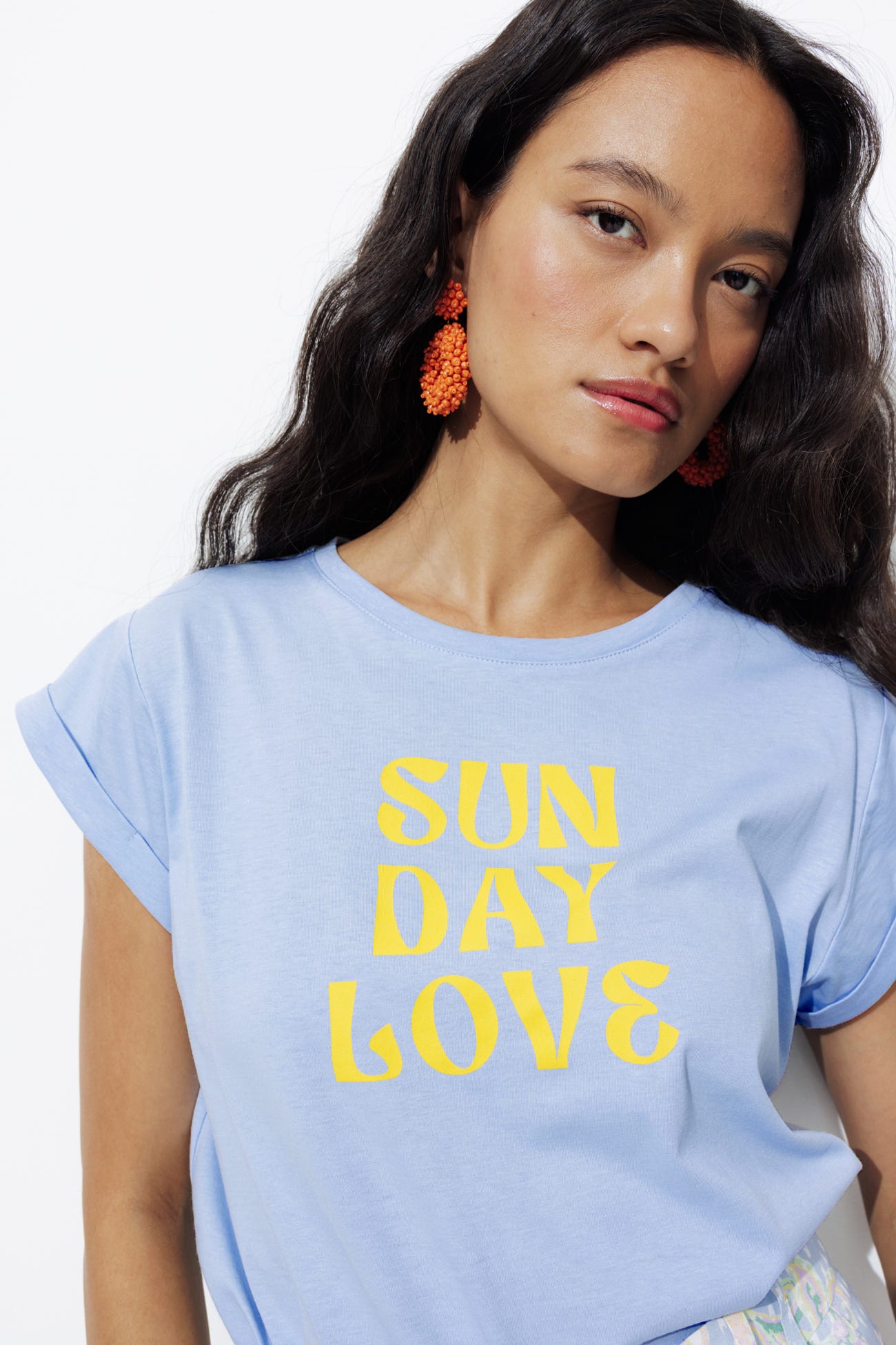 T-shirt à message Femme