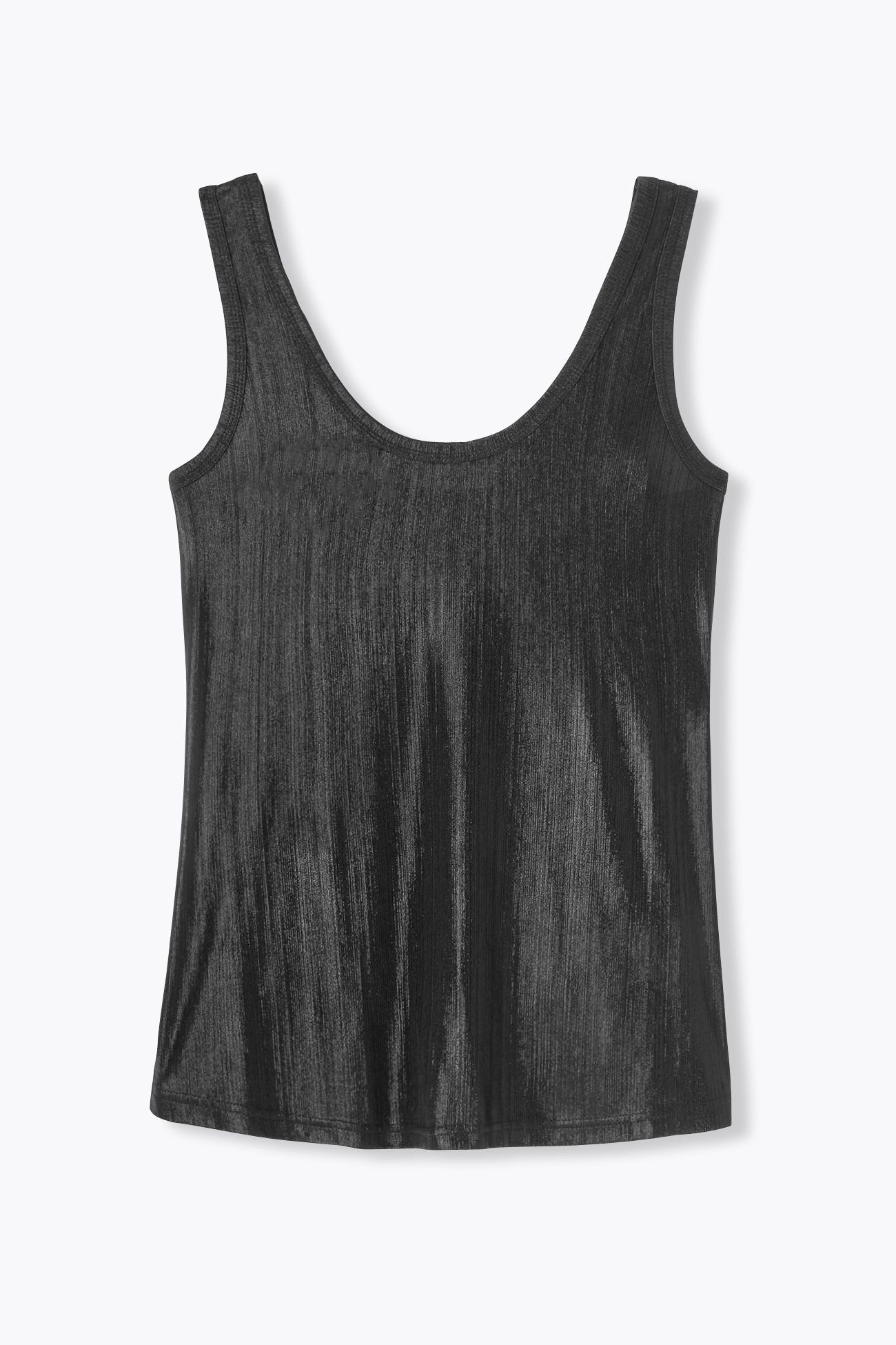 Lamé sleeveless top