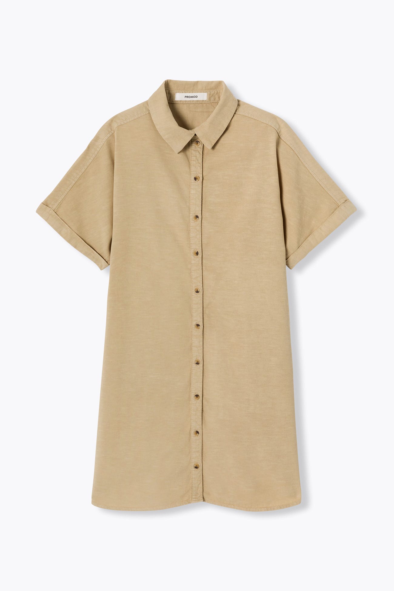 Short shirtdress