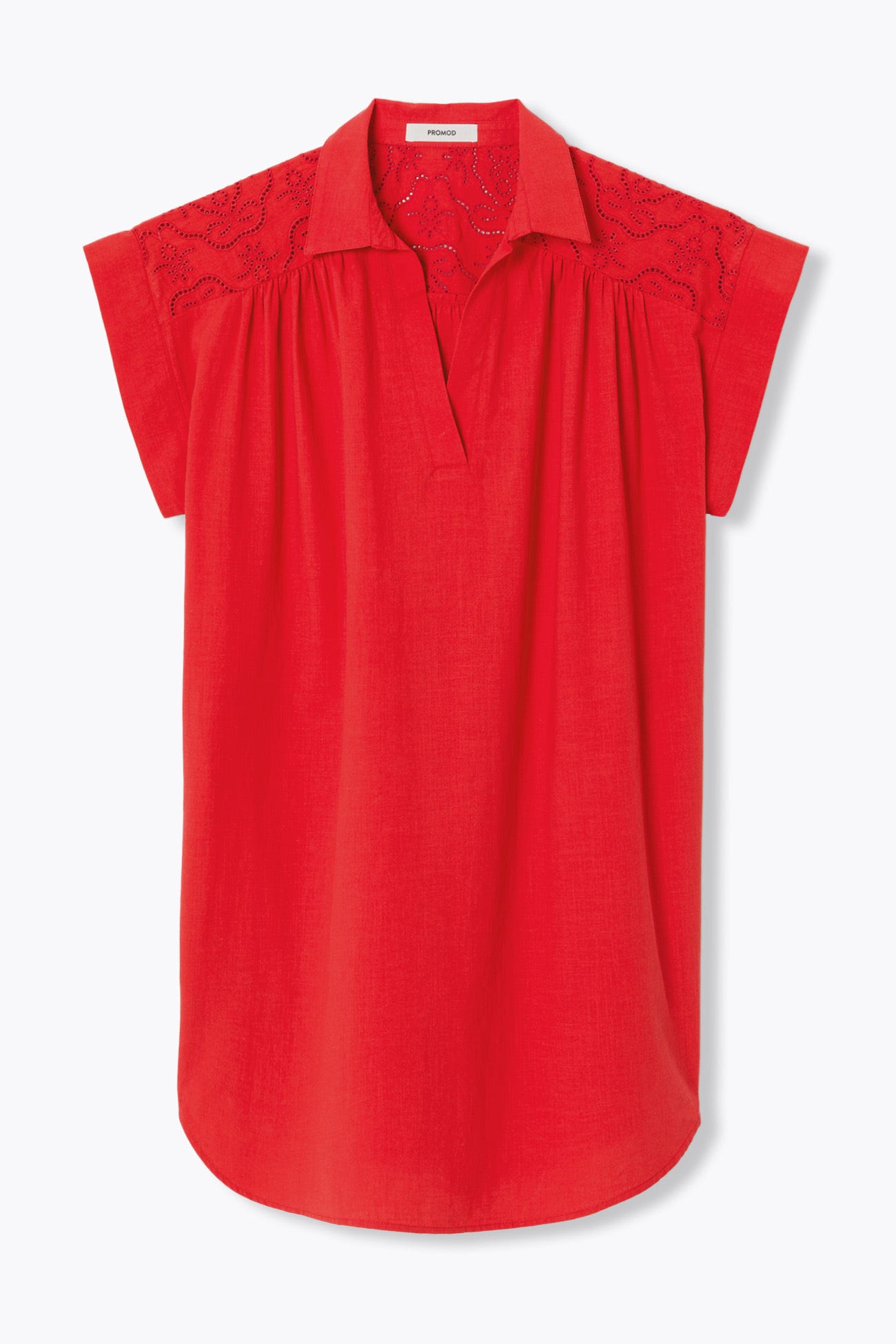 Robe-tunique broderie anglaise