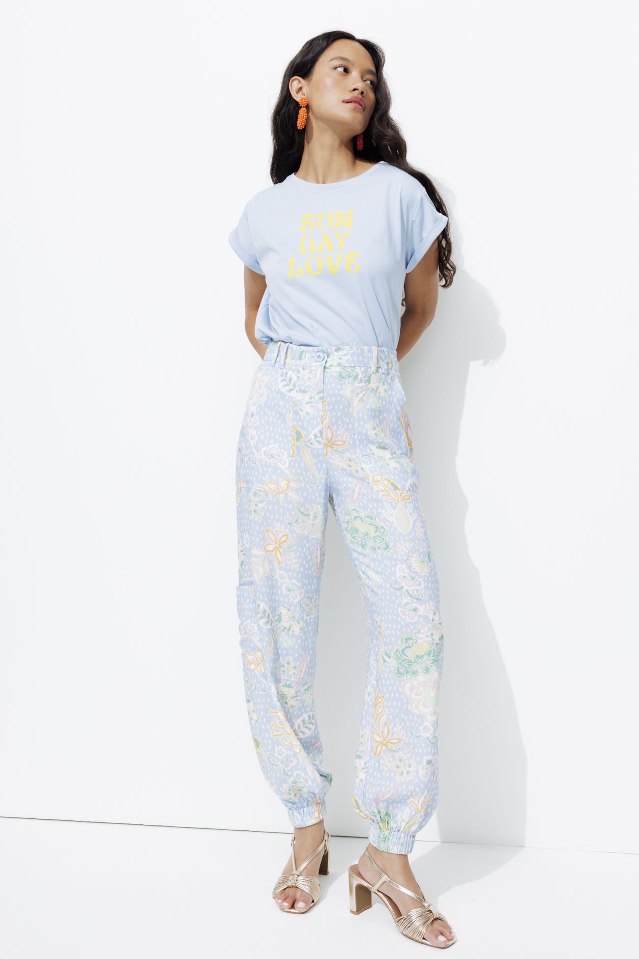 Pantalon imprimé Femme