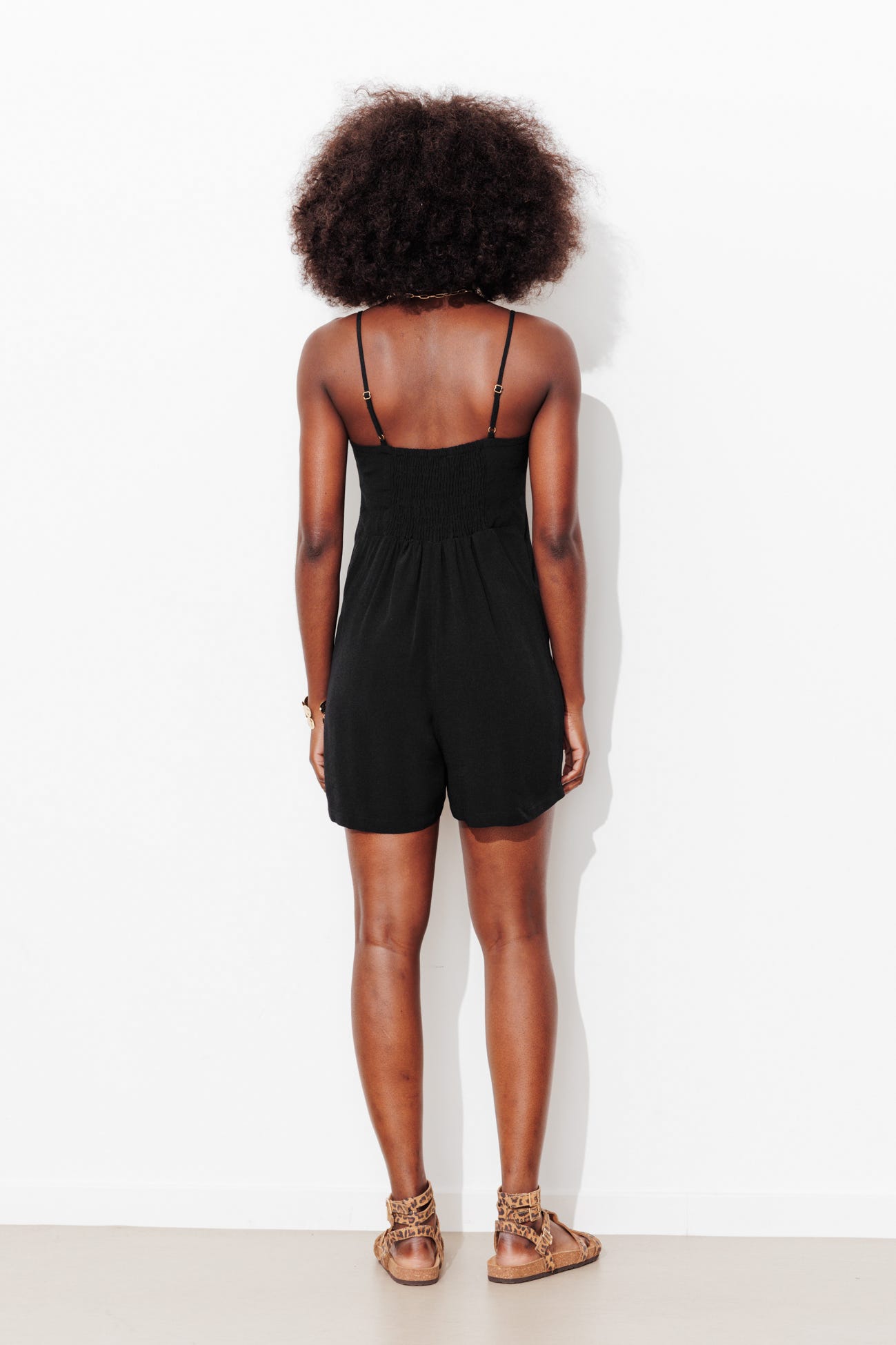 Combishort uni Femme