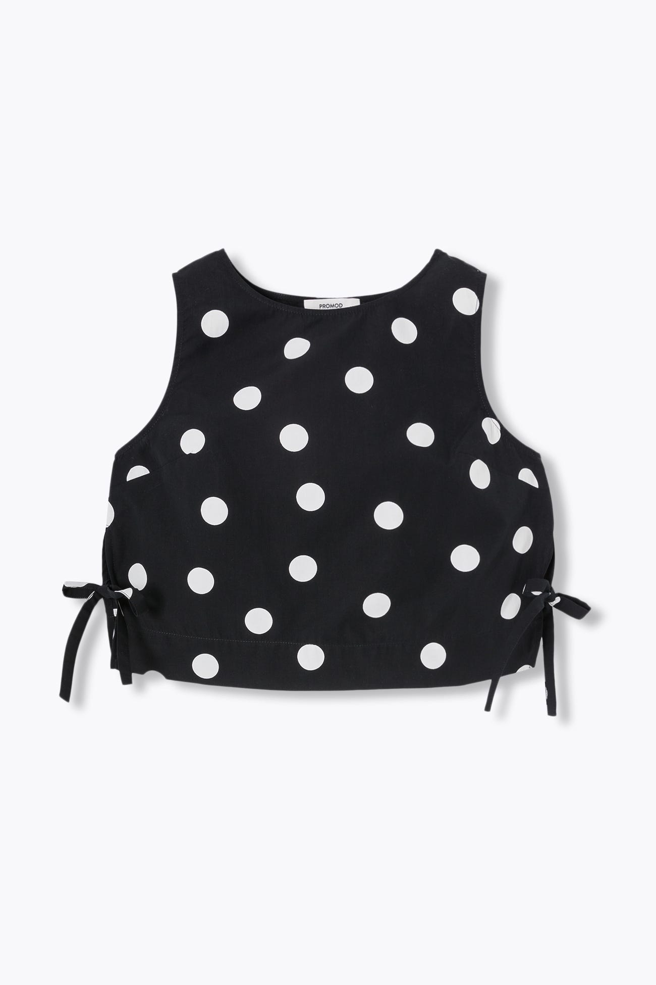 Top à bretelles à pois Femme